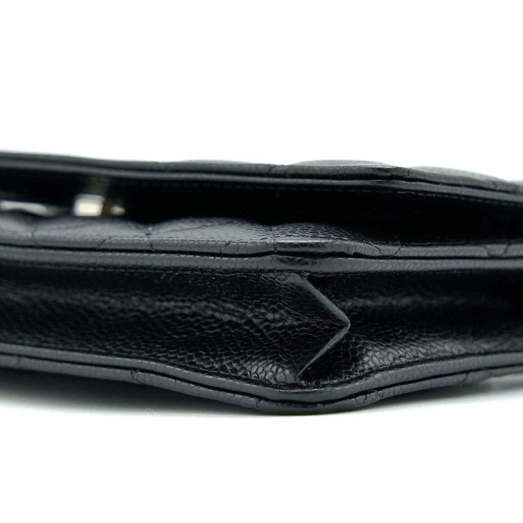 Chanel Classic Wallet On Chain Caviar Black