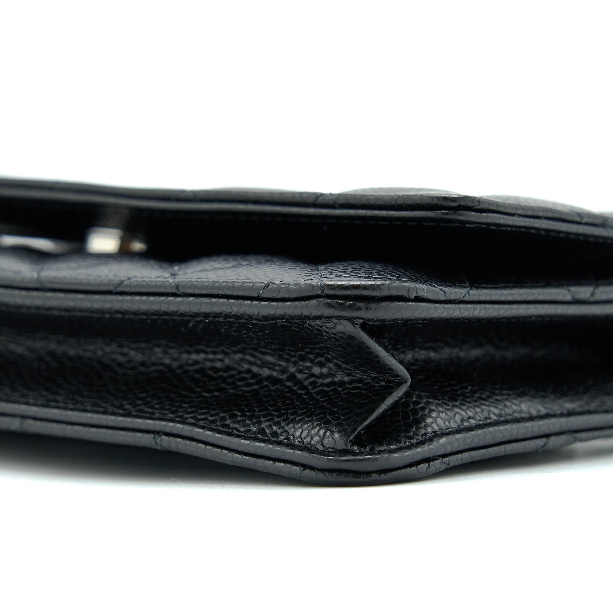 Chanel Classic Wallet On Chain Caviar Black