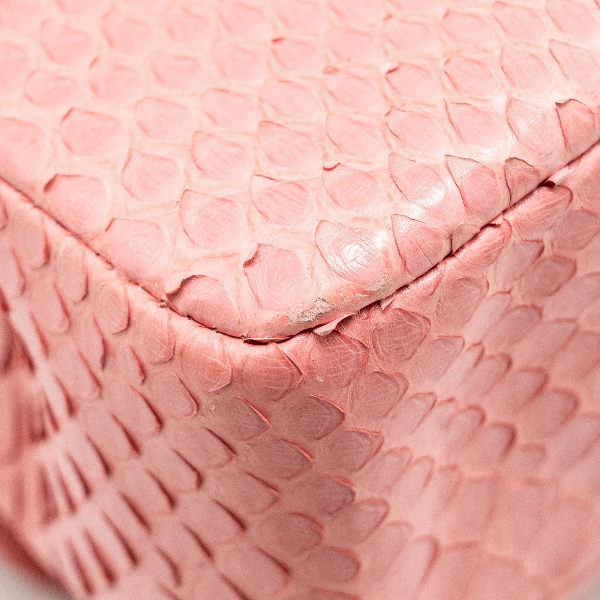 Chanel Medium Flap Bag with Detailed Charms Python Pink