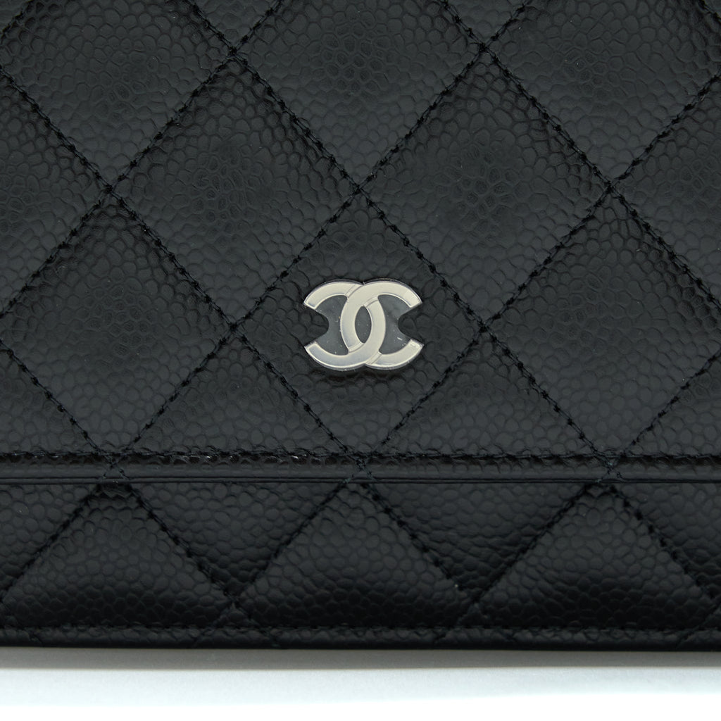 Chanel Classic Wallet On Chain Caviar Black