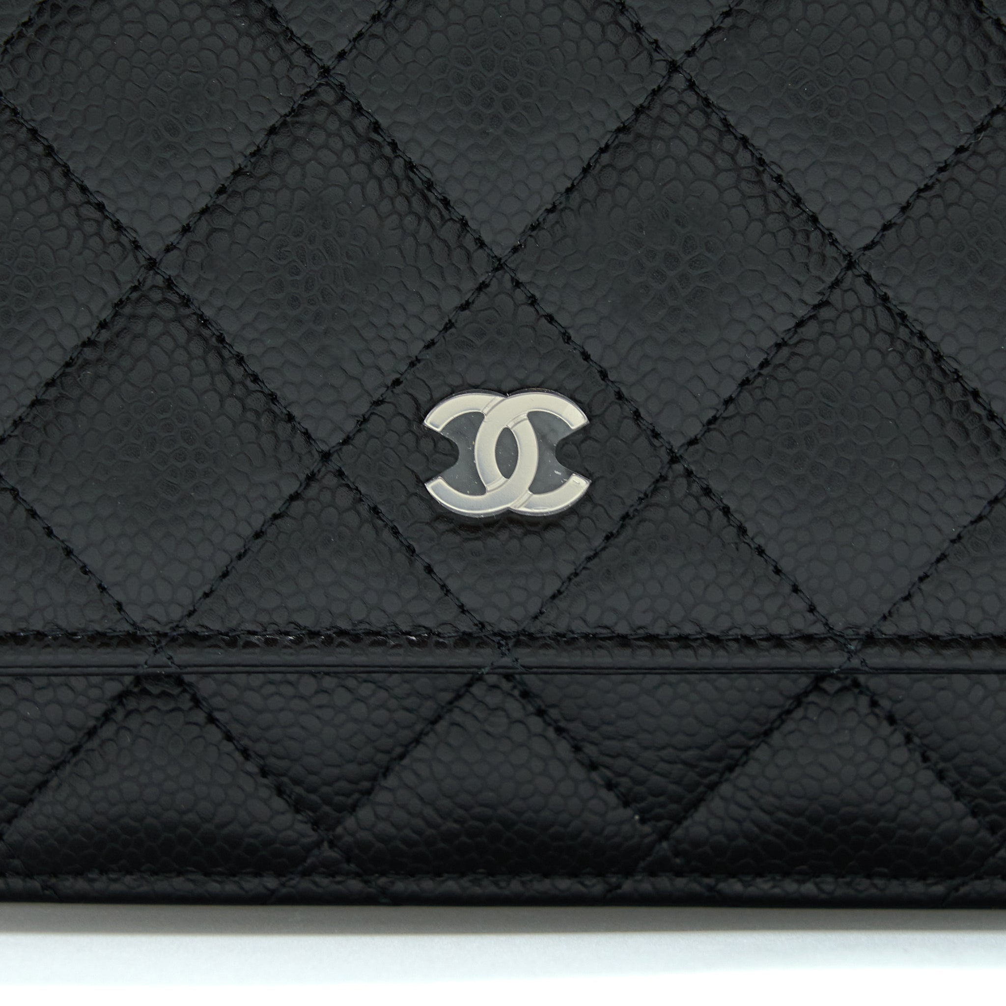 Chanel Classic Wallet On Chain Caviar Black