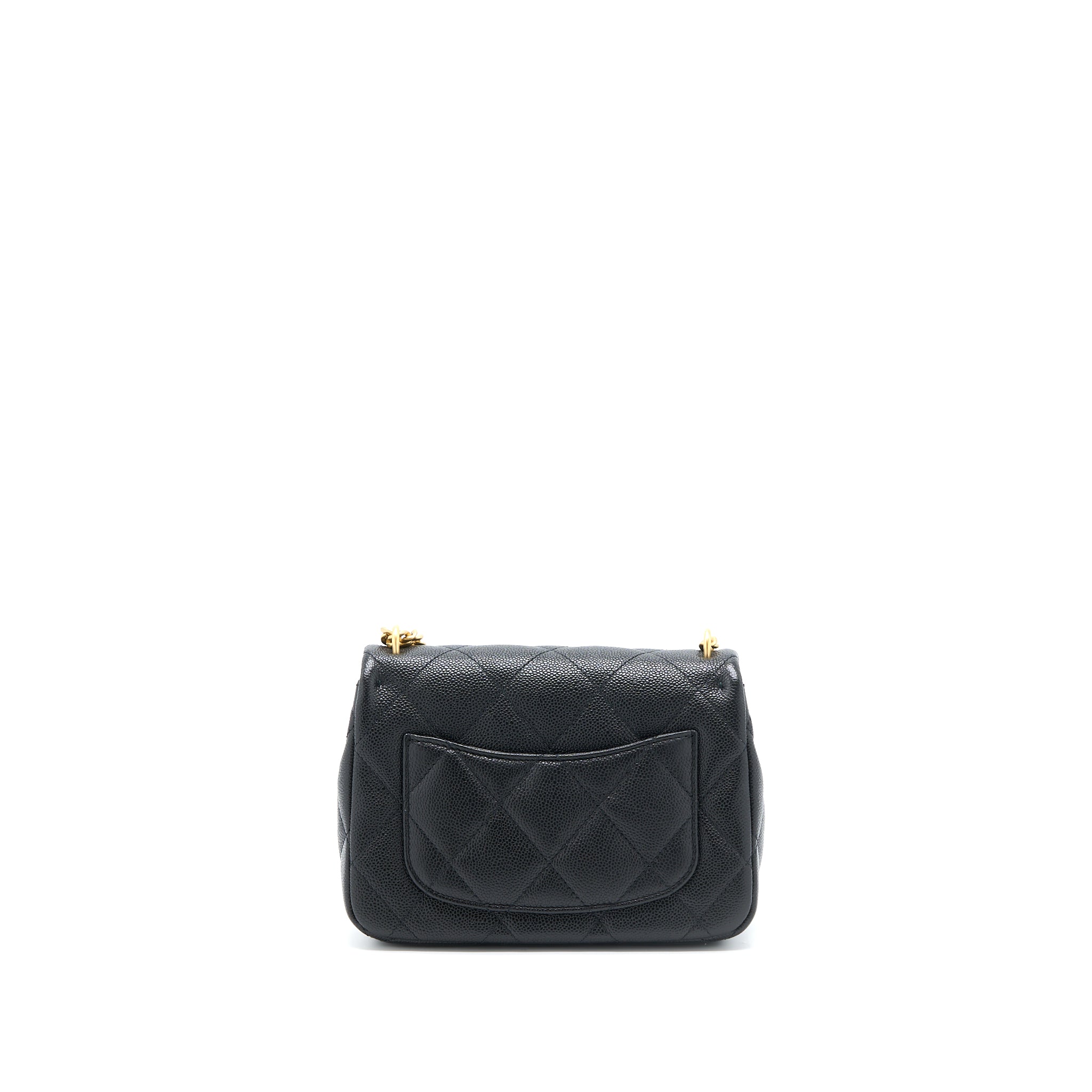 Chanel 23P Coco Love Flap Bag Caviar Black  (Microchip)