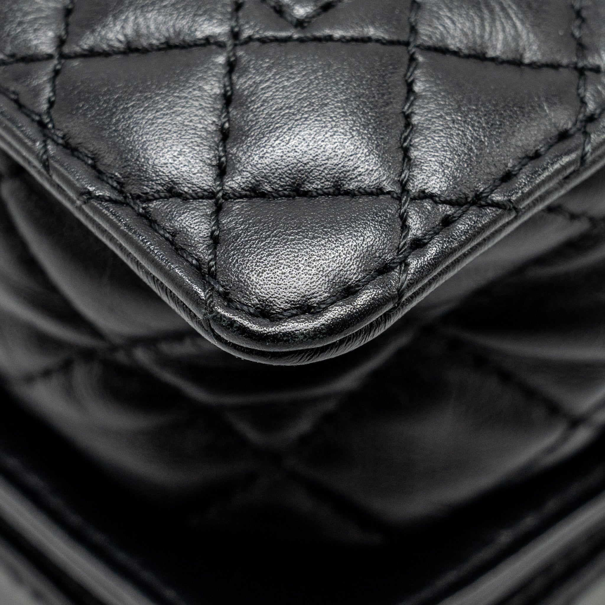 Chanel Multi Chain Boy Bag Calfskin/Tweed Black