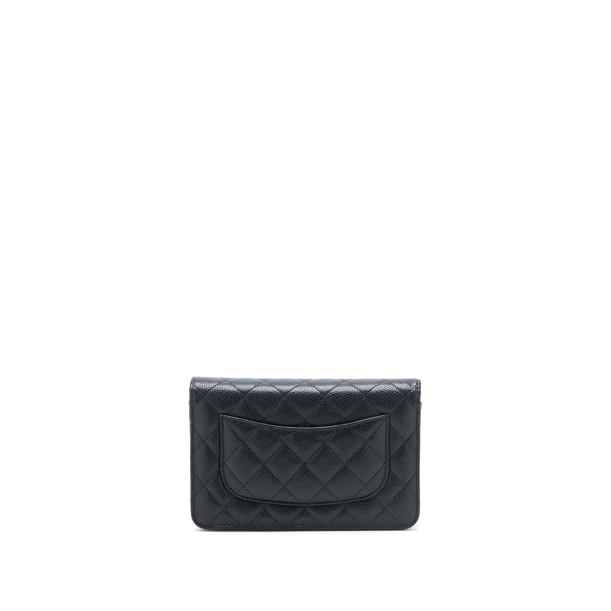 Chanel Classic Wallet On Chain Caviar Black ( Microchip)