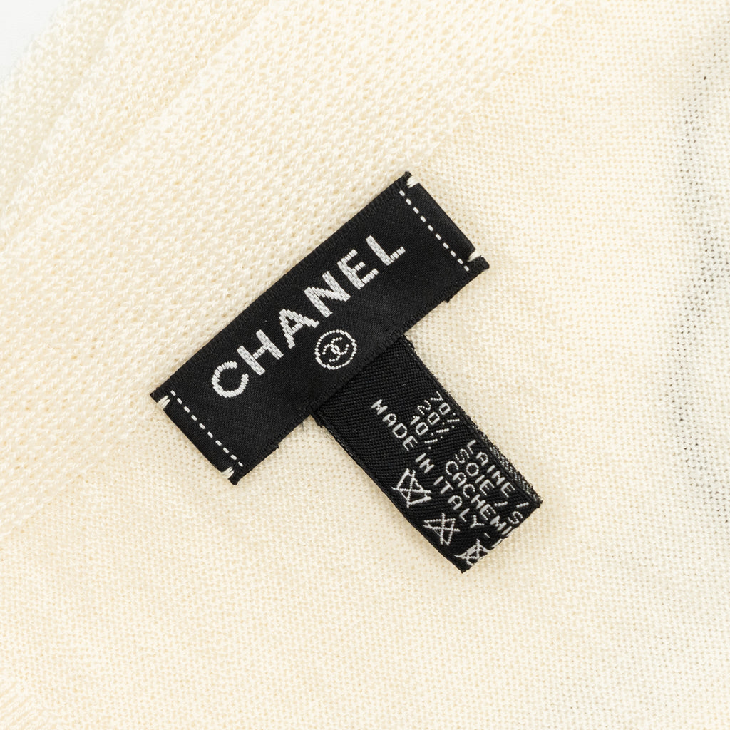 Chanel 21c Scarf Wool/Cashmere Ivory