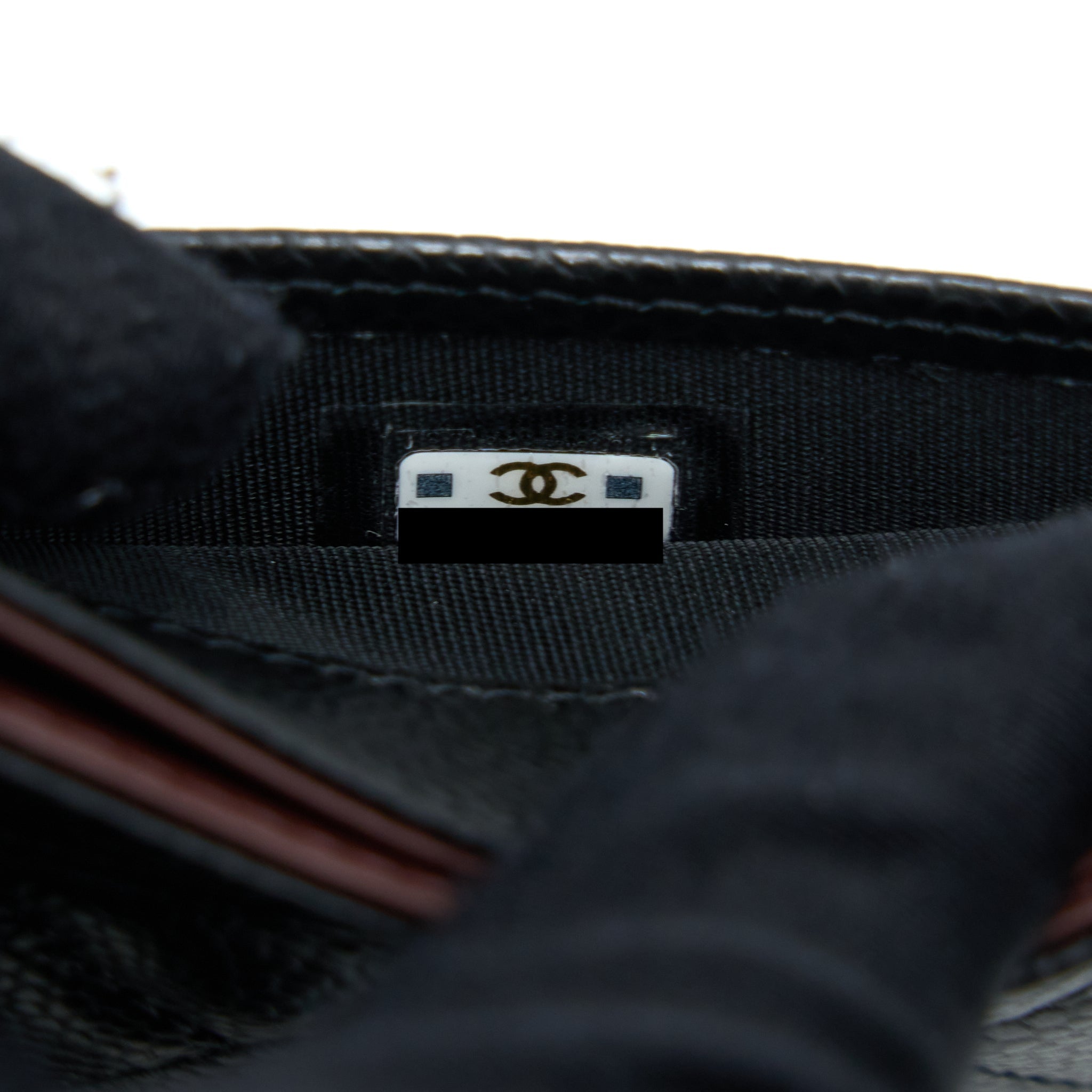 Chanel Classic Card Holder Caviar Black