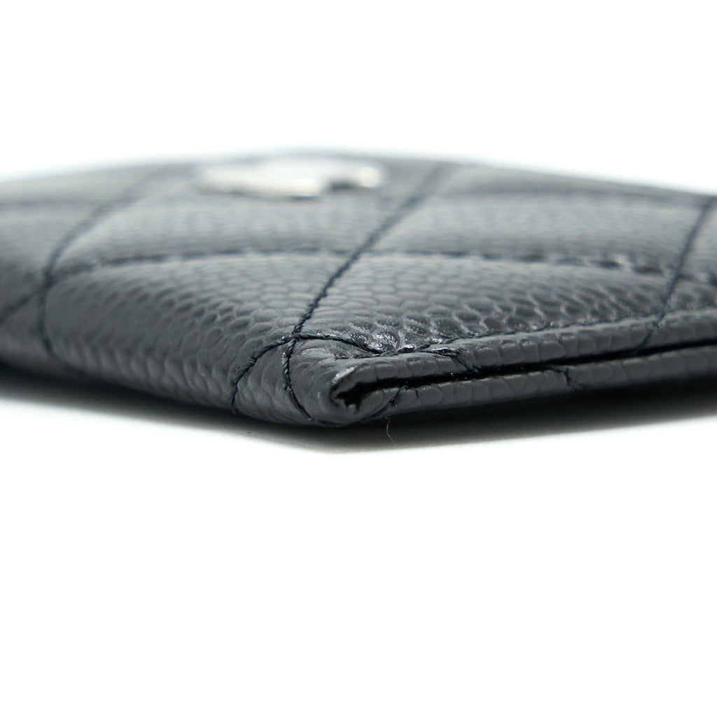 Chanel Classic Card Holder Caviar Black