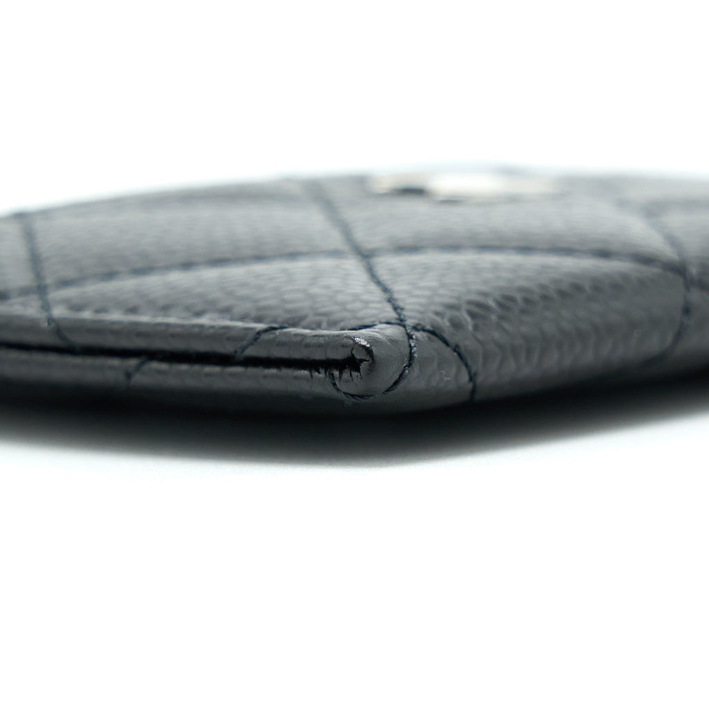 Chanel Classic Card Holder Caviar Black