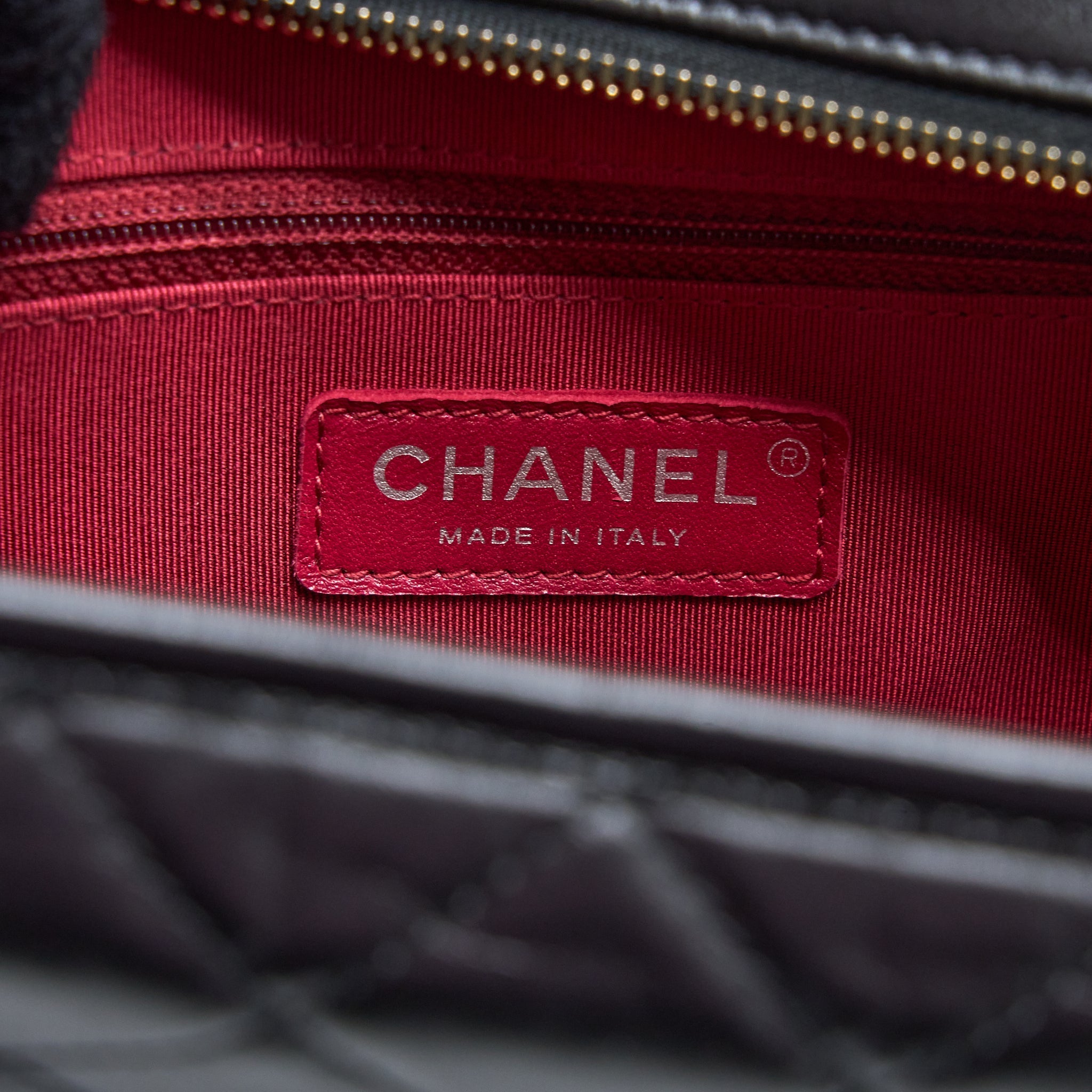 Chanel Large Gabrielle Hobo Bag Aged Calfskin Black Multicolour Hardware