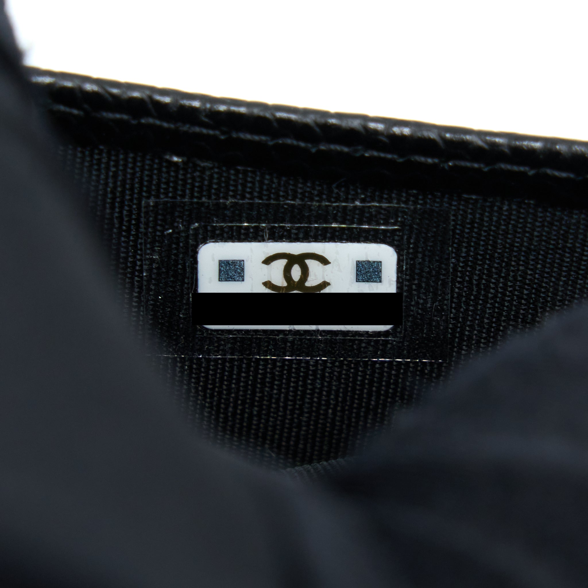Chanel Classic Card Holder Caviar Black