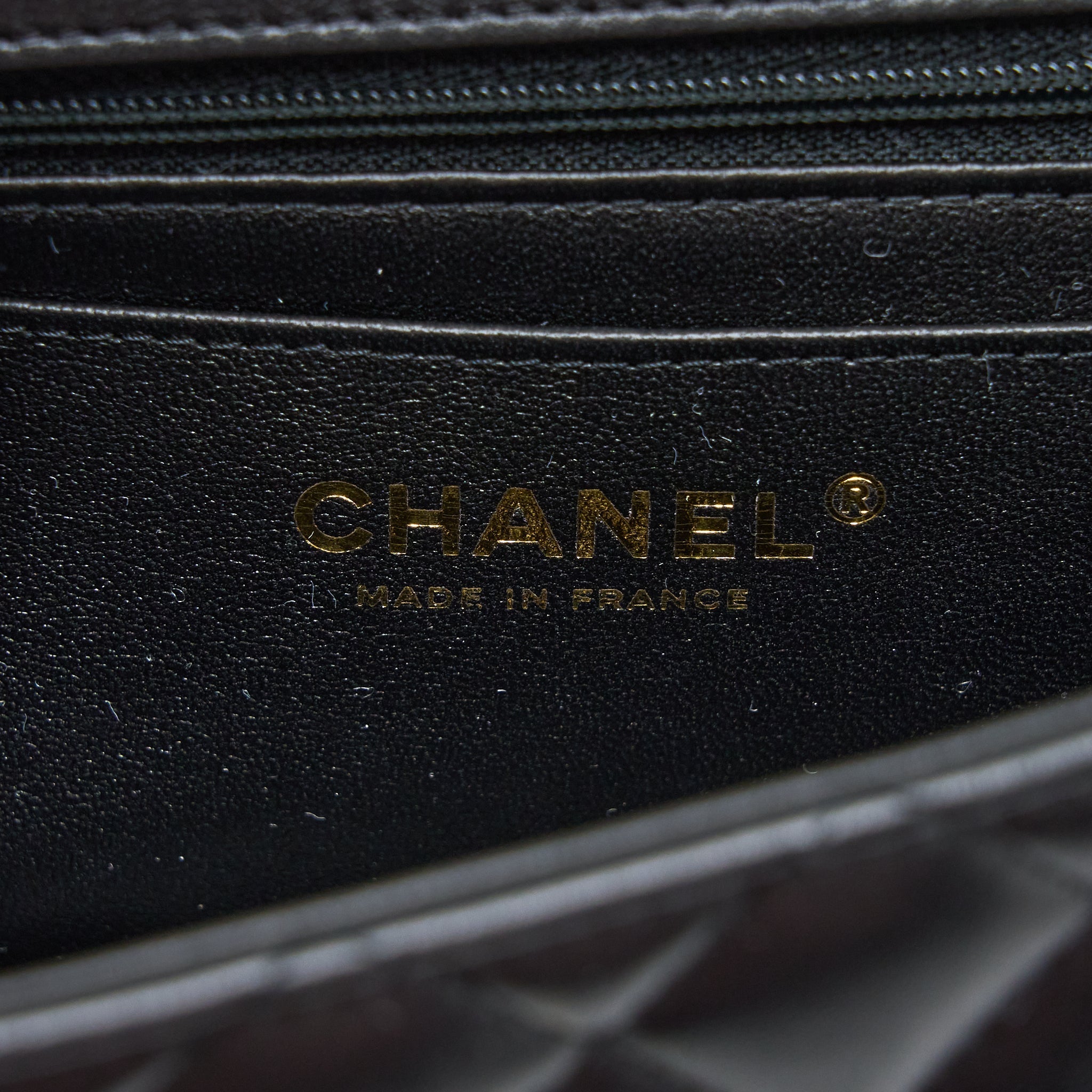 Chanel Top Handle Mini Rectangular Flap Bag Lambskin Black L (Microchip)