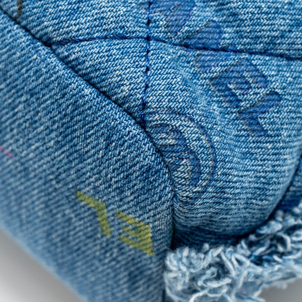 Chanel Small Bucket Bag Denim Blue L (Microchip)