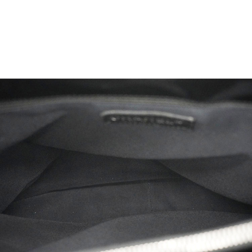 CHANEL Grand Shopping Patent Quilted Leather GST Tote Bag Black