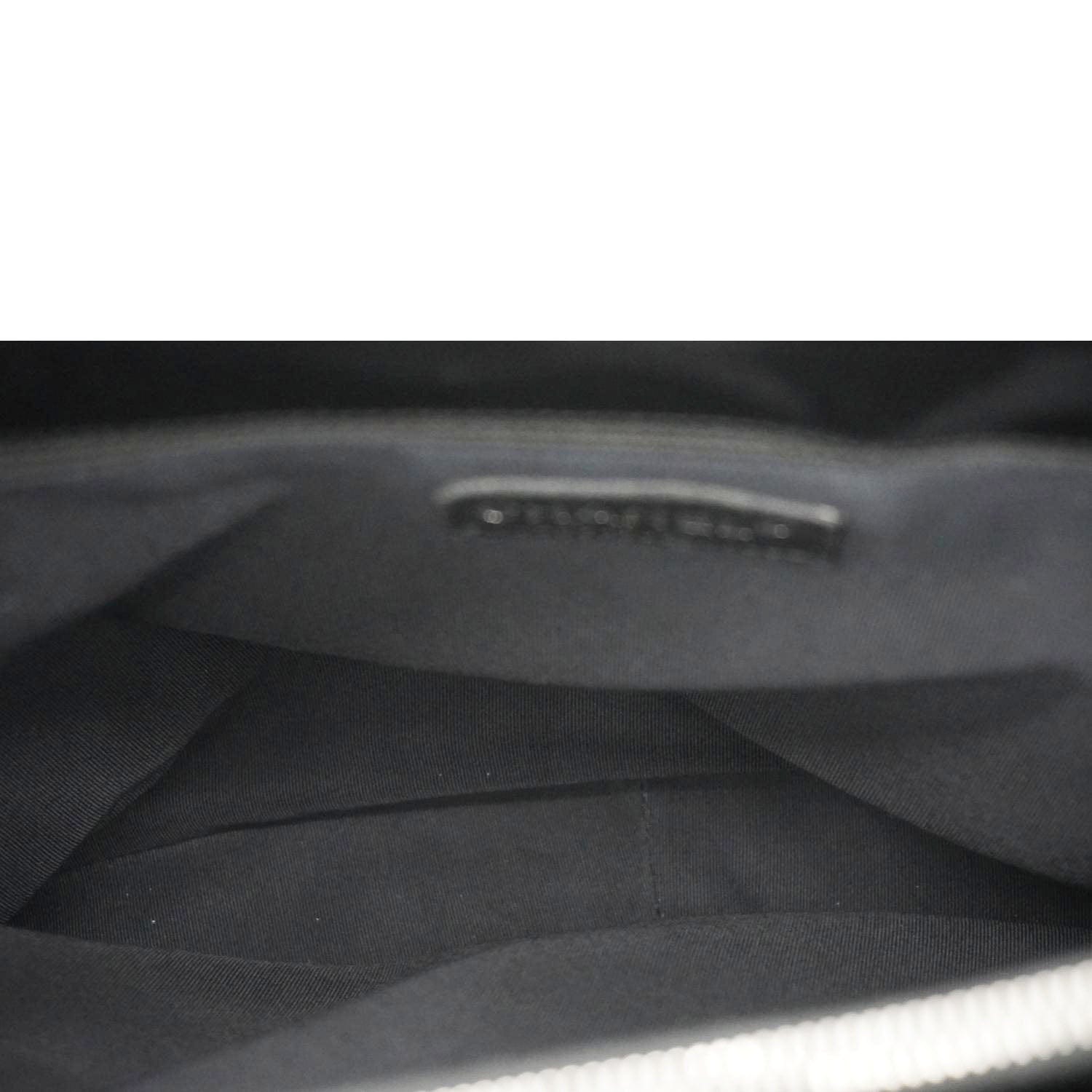 CHANEL Grand Shopping Patent Quilted Leather GST Tote Bag Black