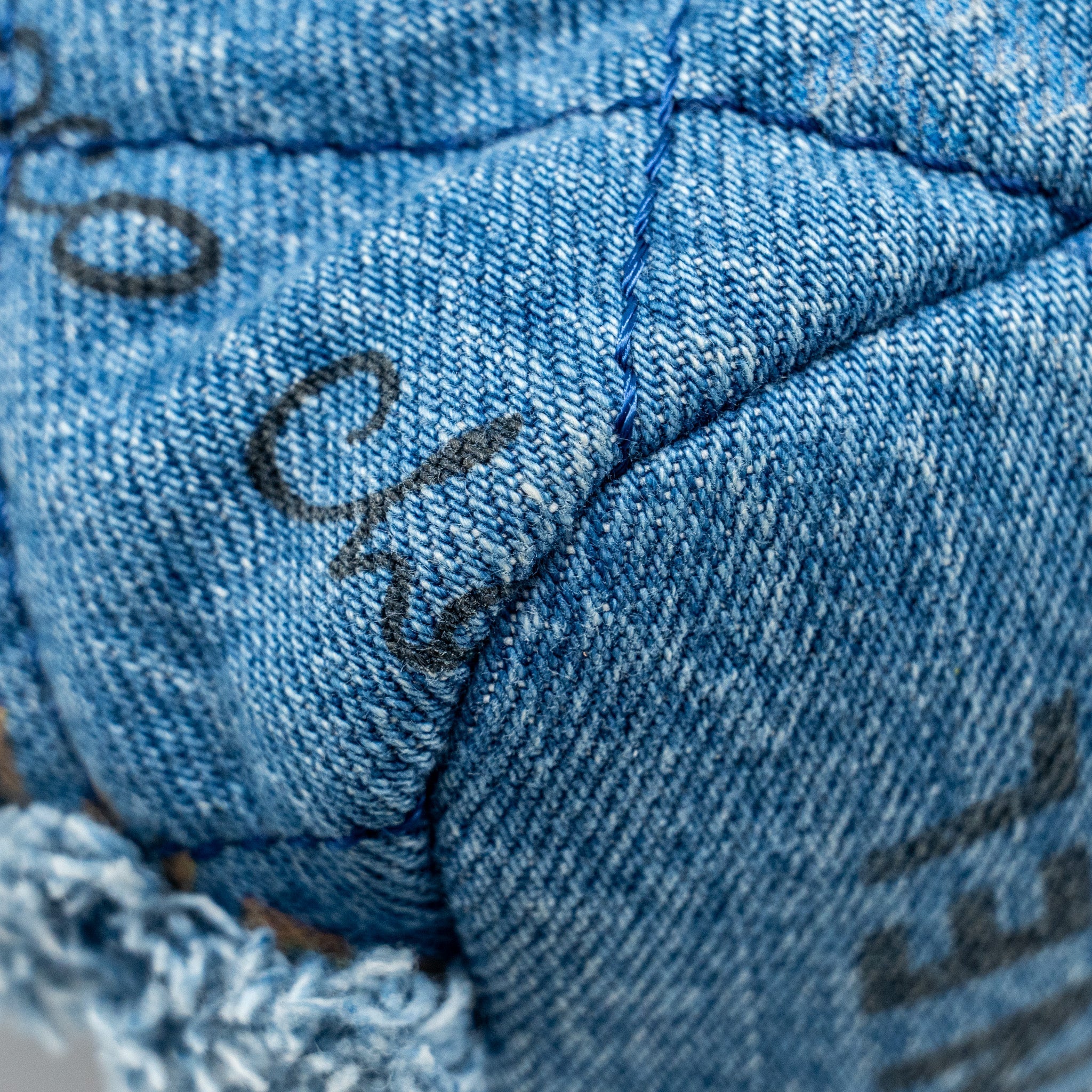 Chanel Small Bucket Bag Denim Blue L (Microchip)