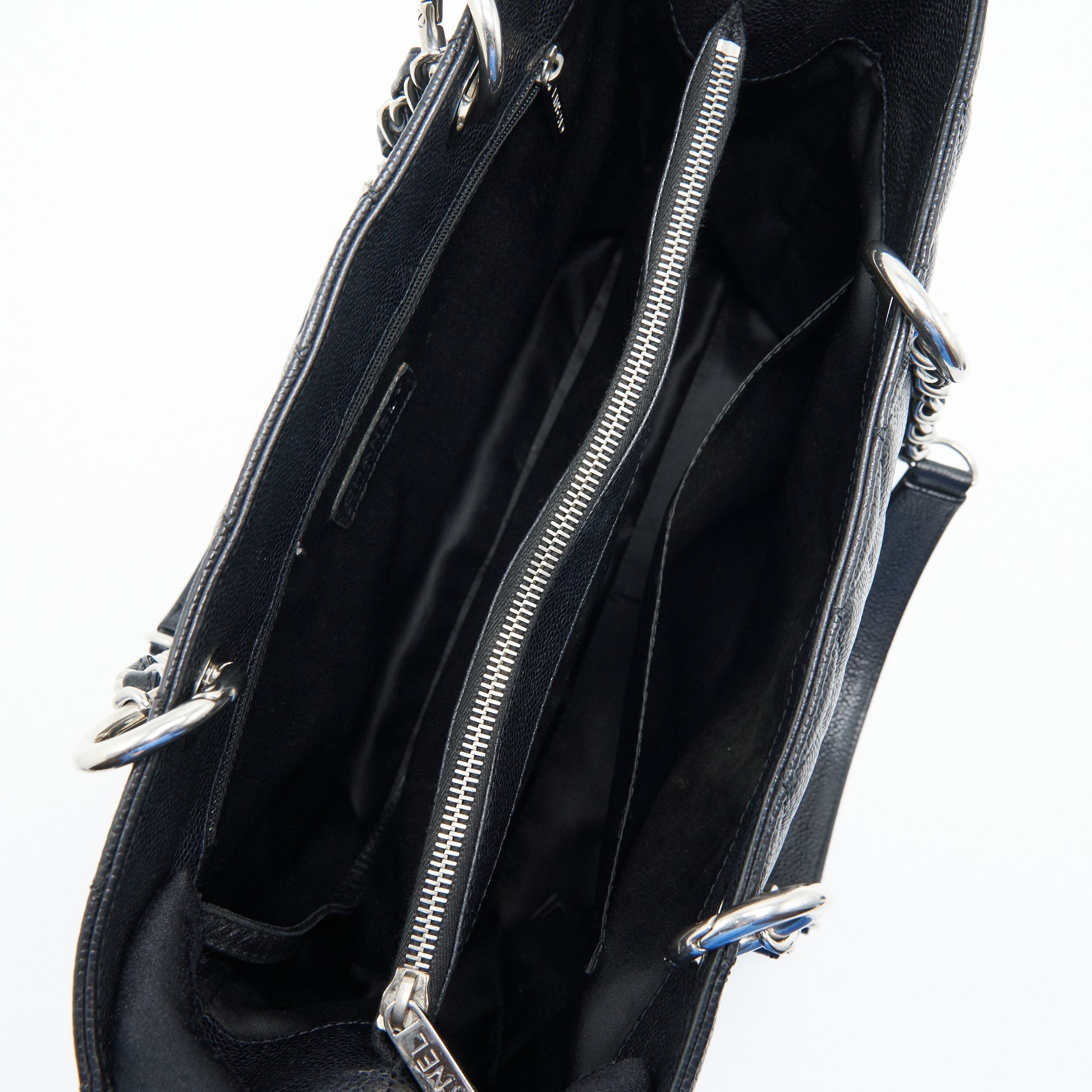Chanel Grand Shopping Tote caviar black