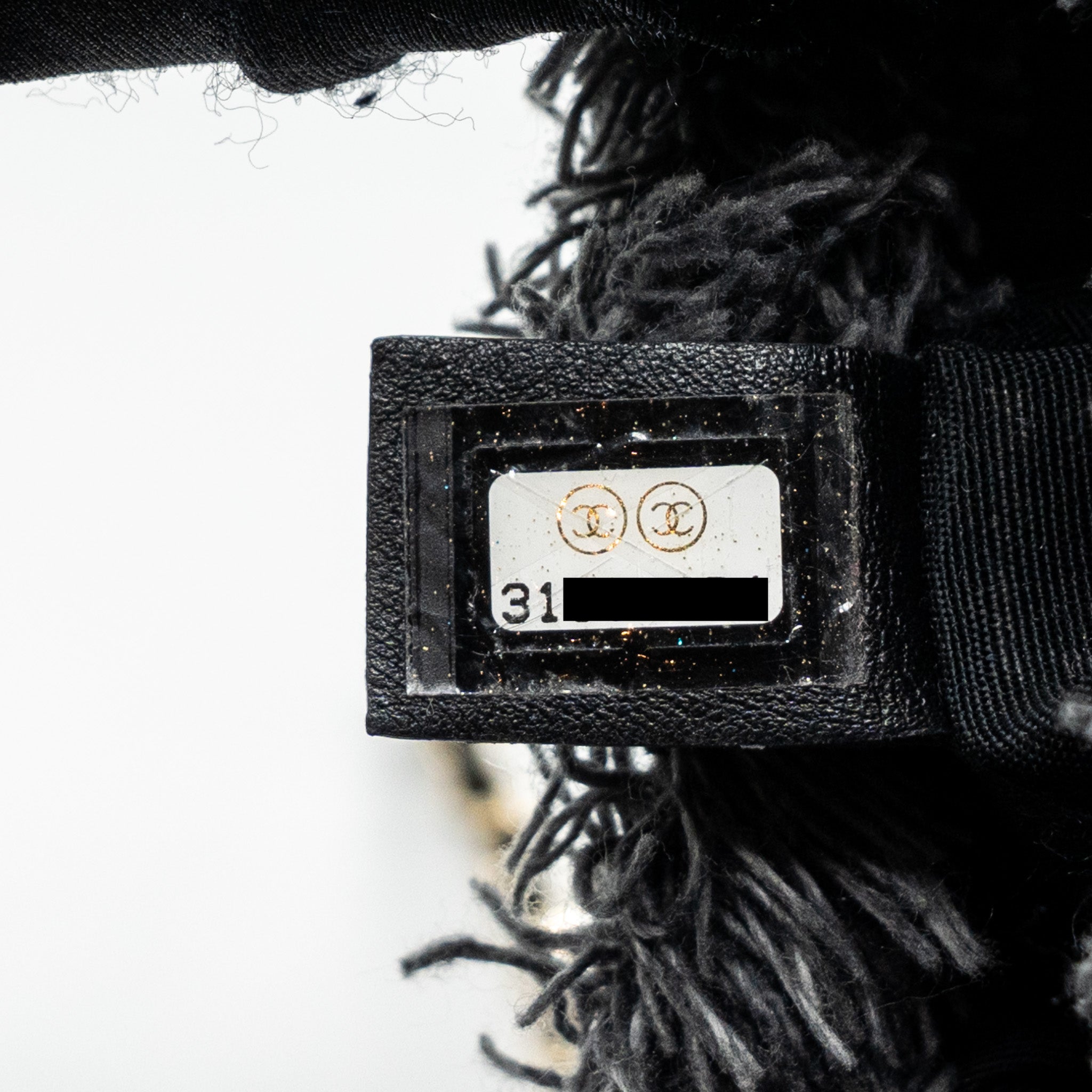 Chanel Super Mini Bucket Bag Black Denim L