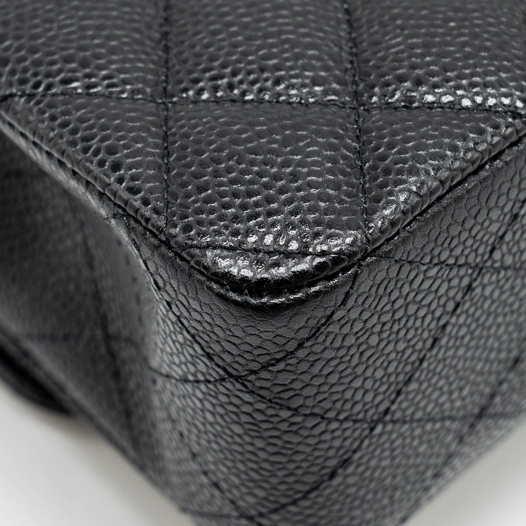 Chanel Medium Classic Double FLAP Bag Caviar Black