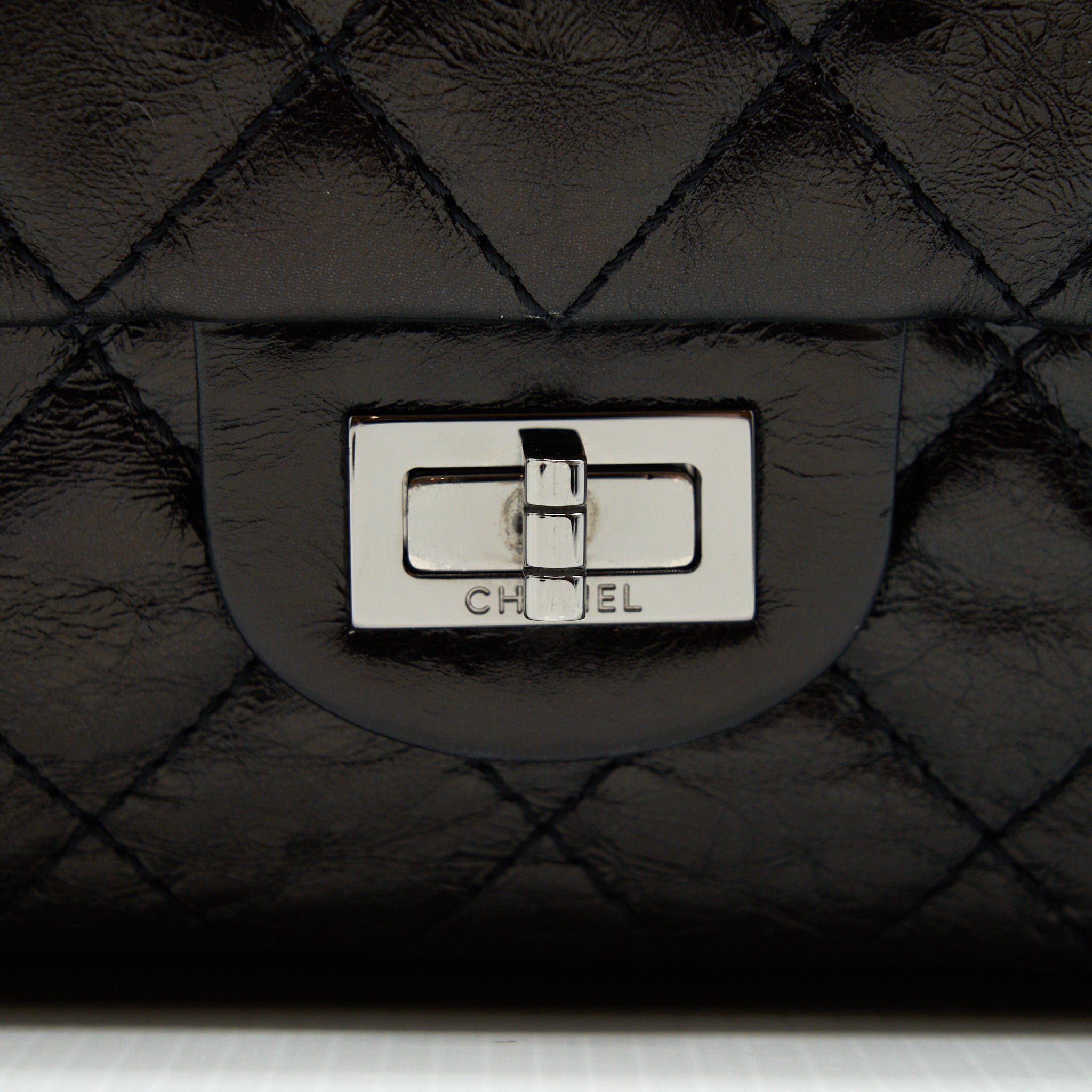 Chanel 2.55 226 reissue double Flap bag Calfskin black
