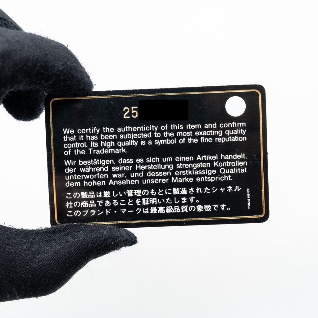 Chanel Long Wallet lambskin Black