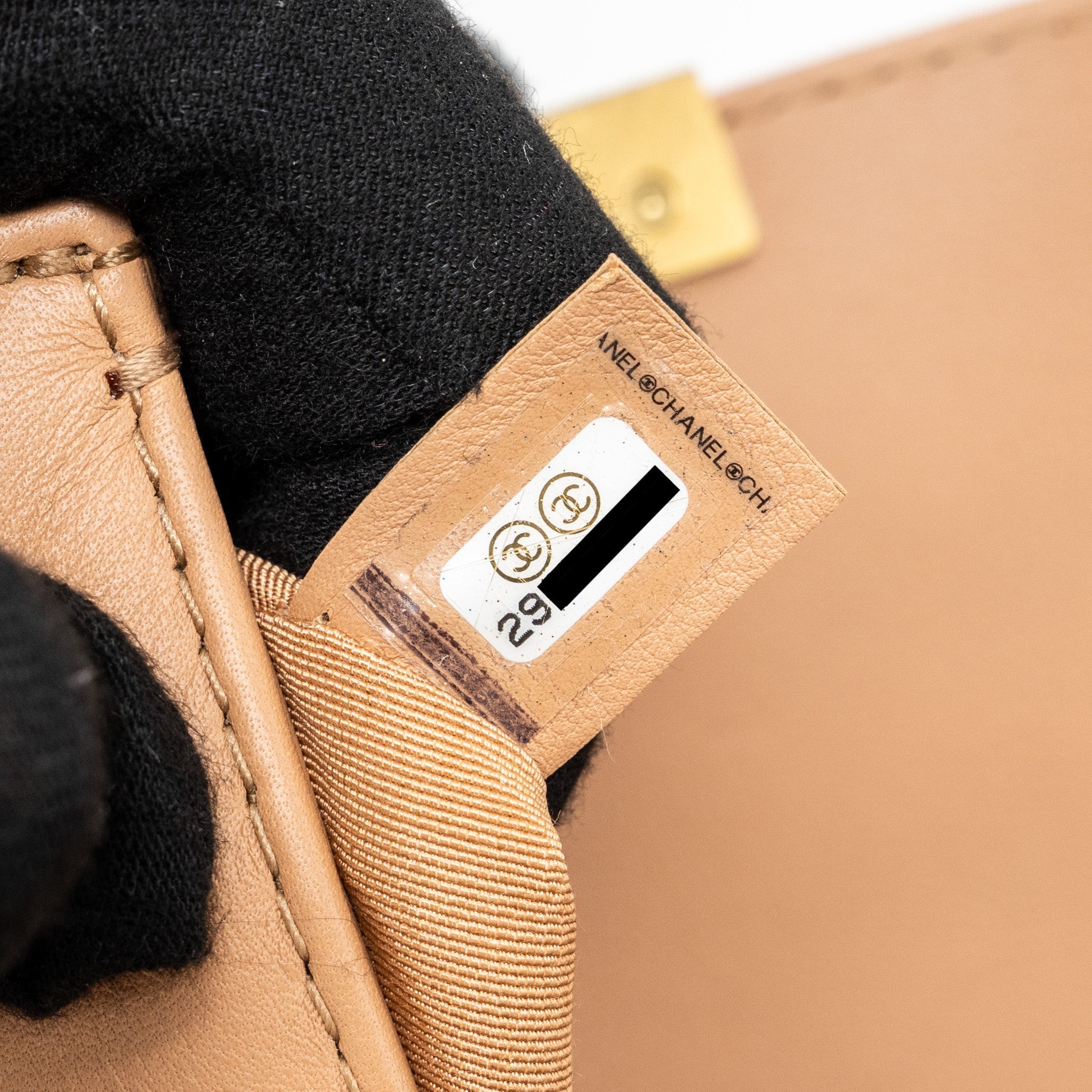Chanel Small Boy Bag limited edition Calfskin Dark Beige