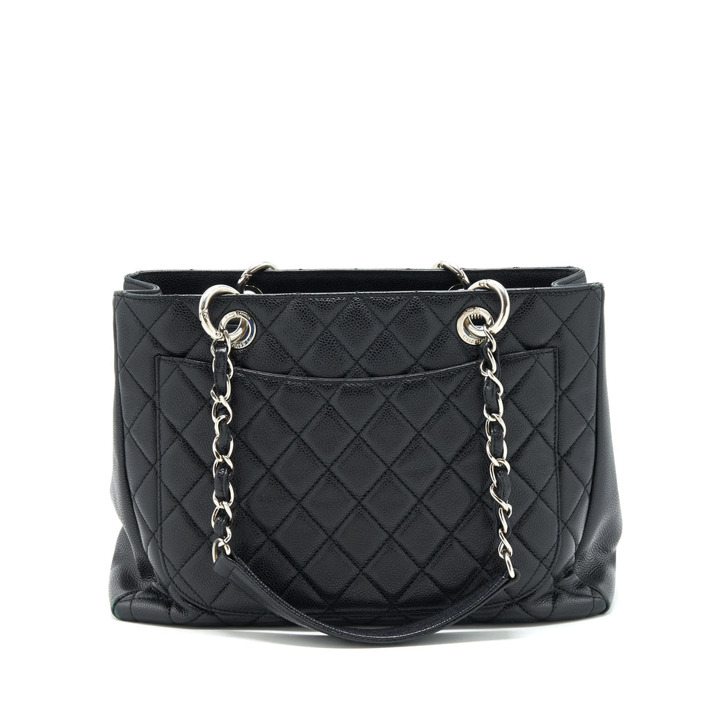 Chanel Grand Shopping Tote caviar black