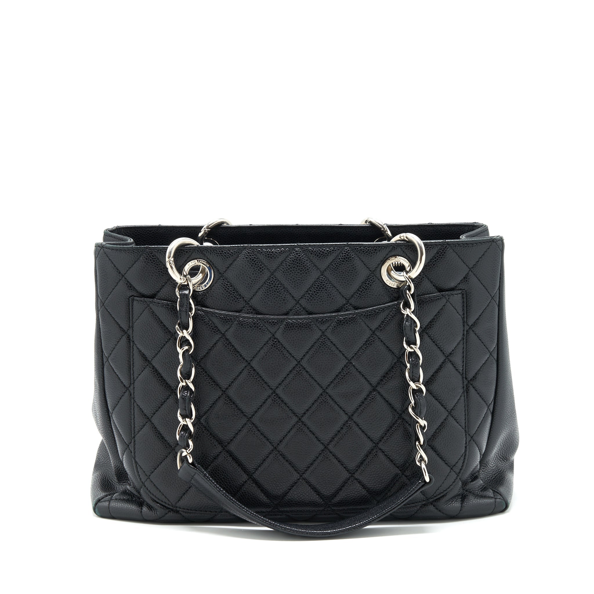 Chanel Grand Shopping Tote caviar black