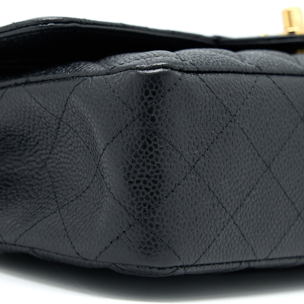 Chanel Medium Classic Double Flap Bag Caviar Black