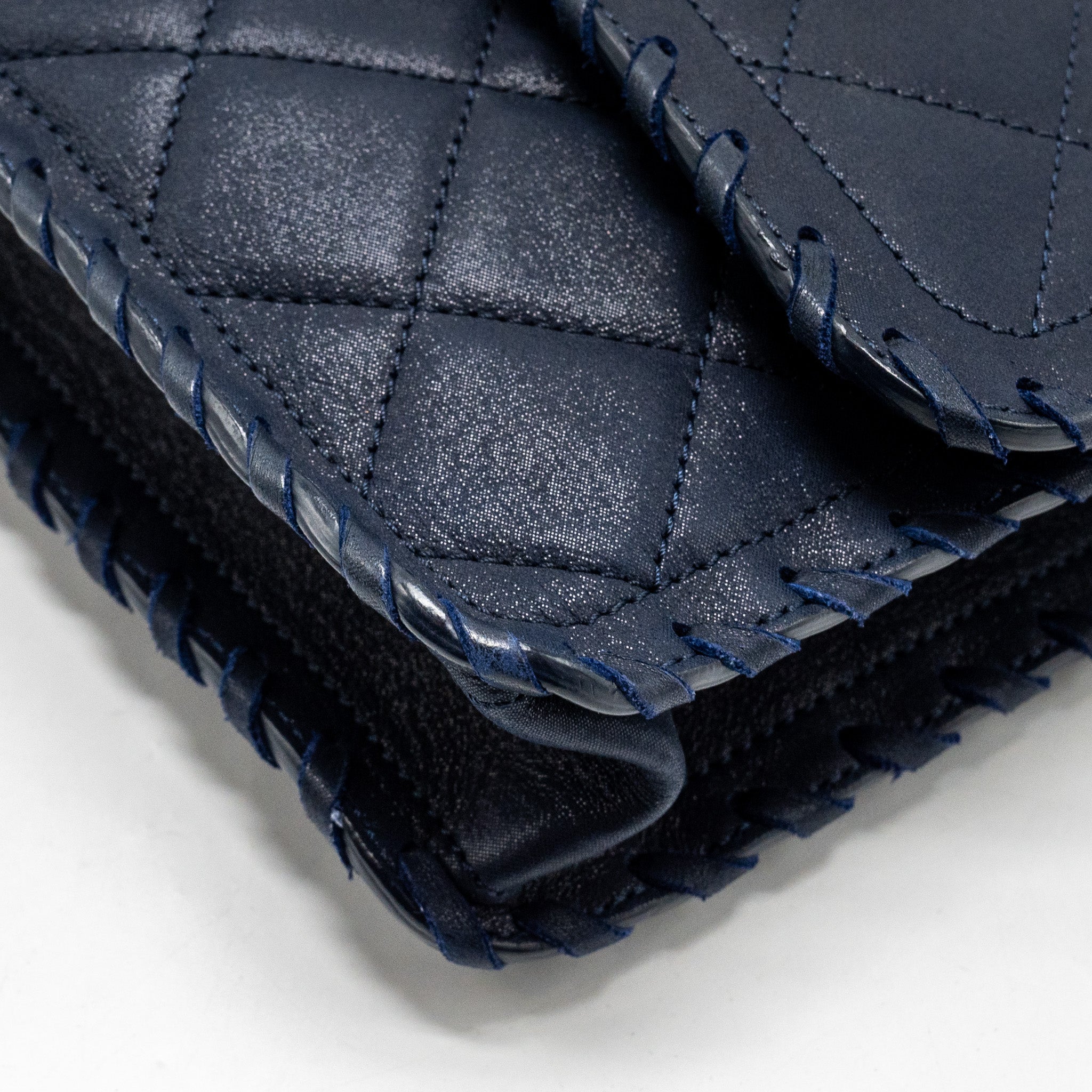 Chanel Seasonal Flap Bag Calfskin Navy
