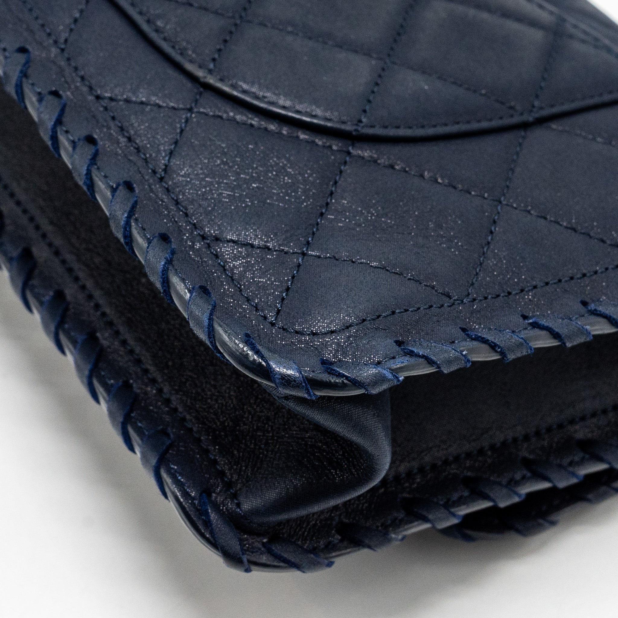 Chanel Seasonal Flap Bag Calfskin Navy