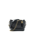Chanel Small Hobo Gabrielle Calfskin Black