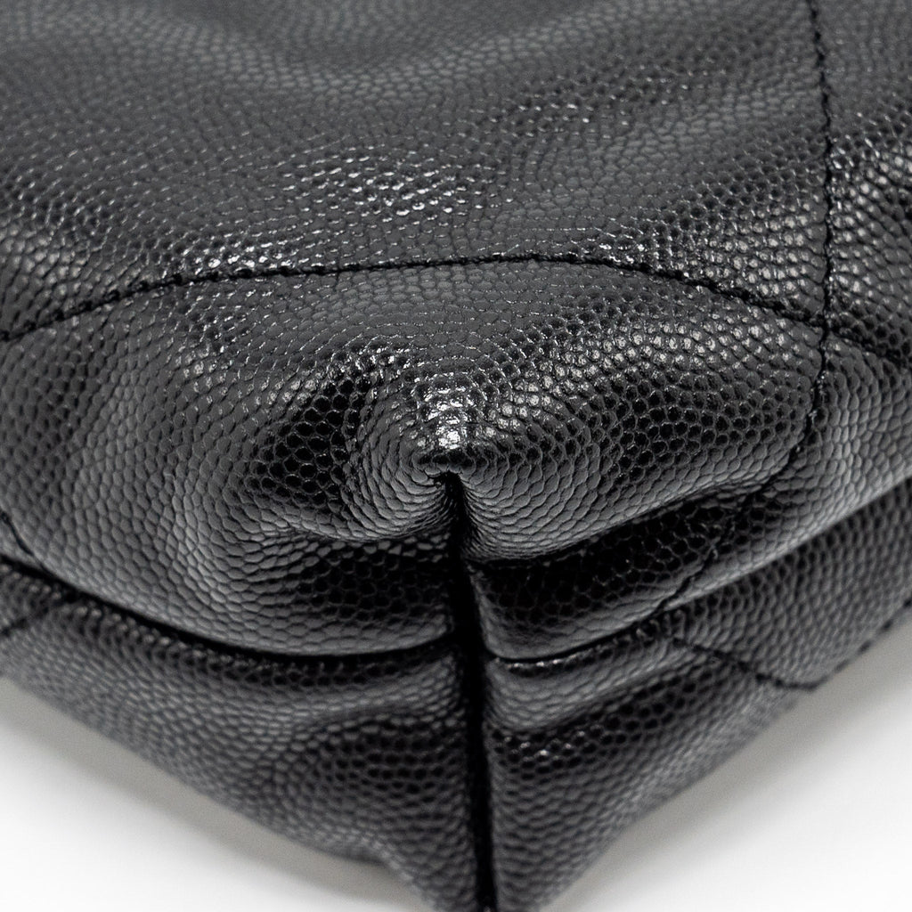 Chanel Mini 22 Bag Caviar Black  (Microchip)