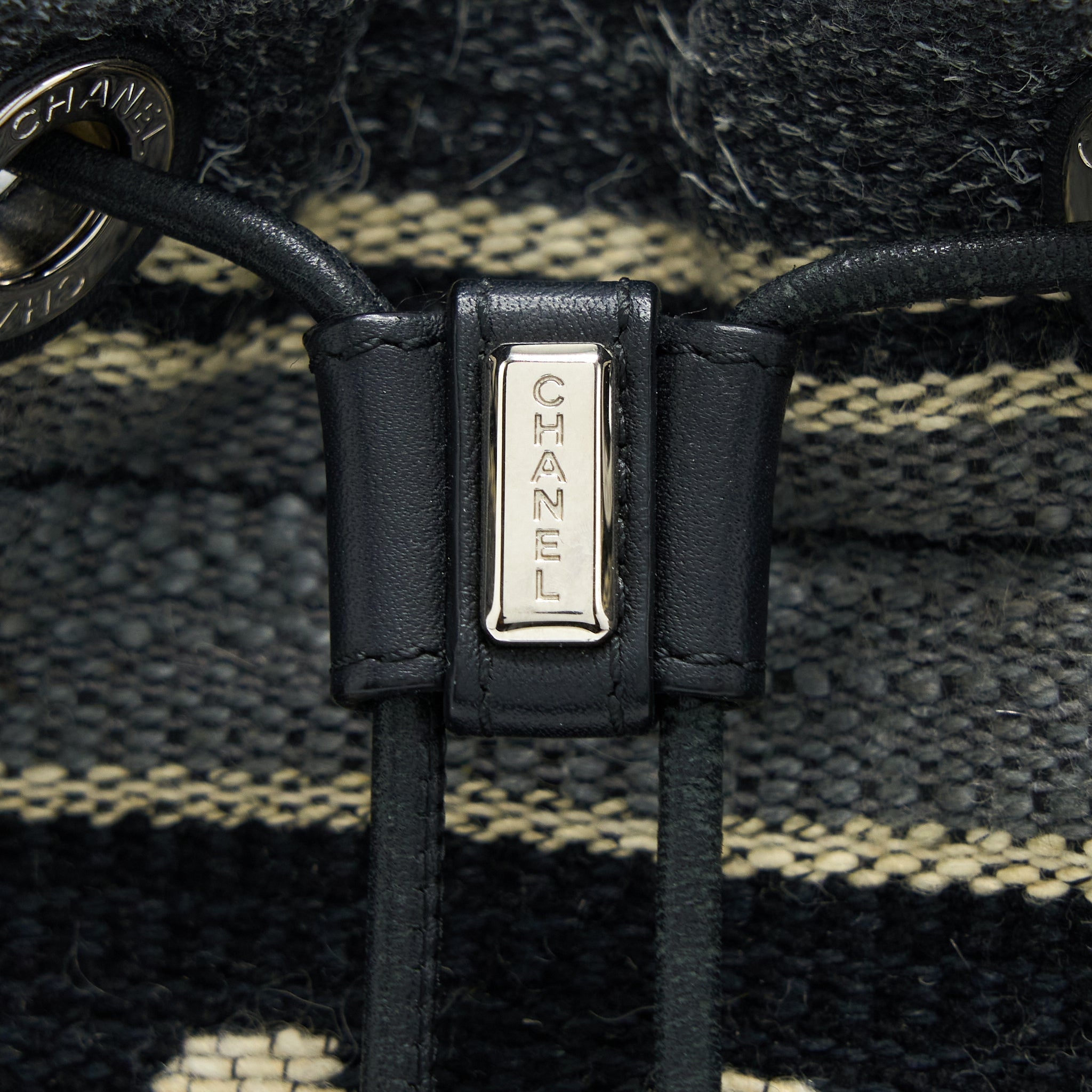 Chanel Rue Camborne Bucket Bag Fabric Multicolour