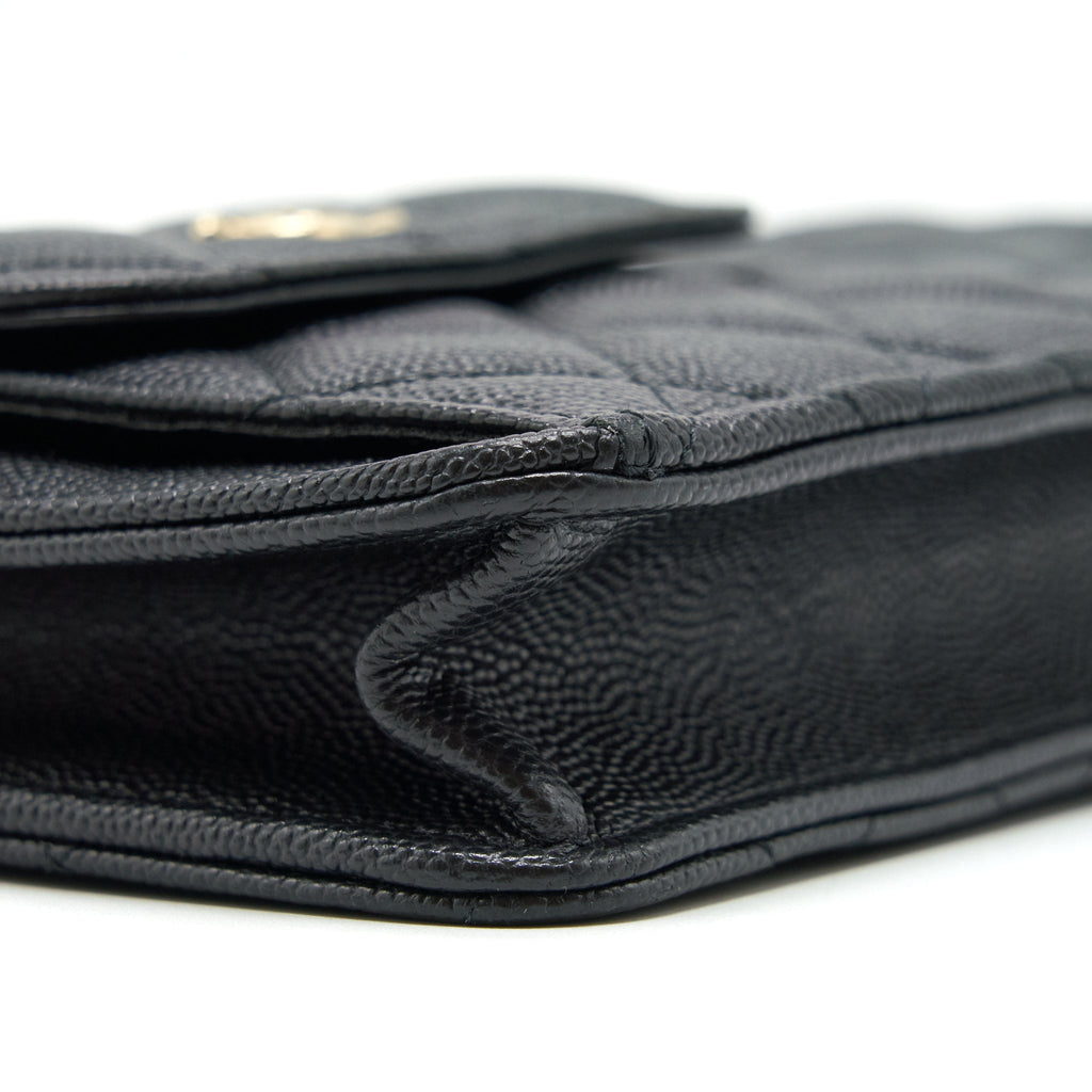 Chanel Mini Crossbody Bag Caviar Black