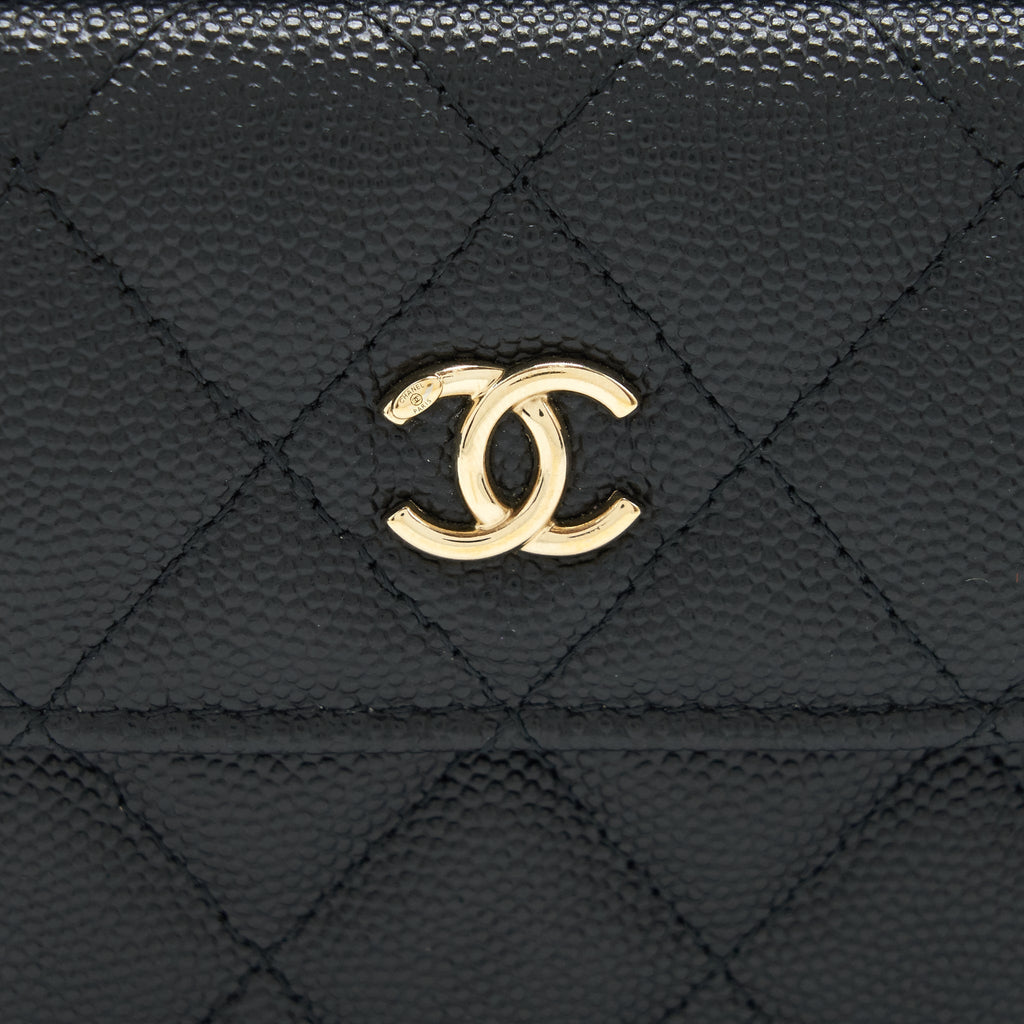 Chanel Mini Crossbody Bag Caviar Black
