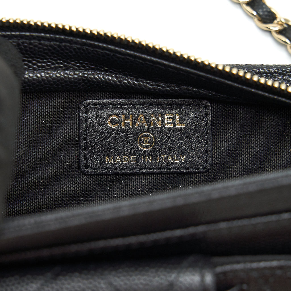 Chanel Mini Crossbody Bag Caviar Black