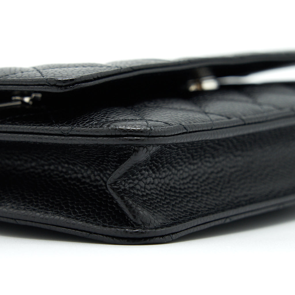 Chanel Classic Wallet On Chain Caviar Black