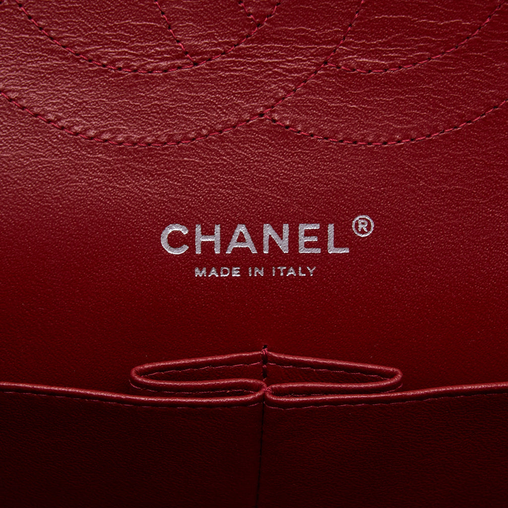 Chanel Jumbo Classic Flap Bag Patent Red