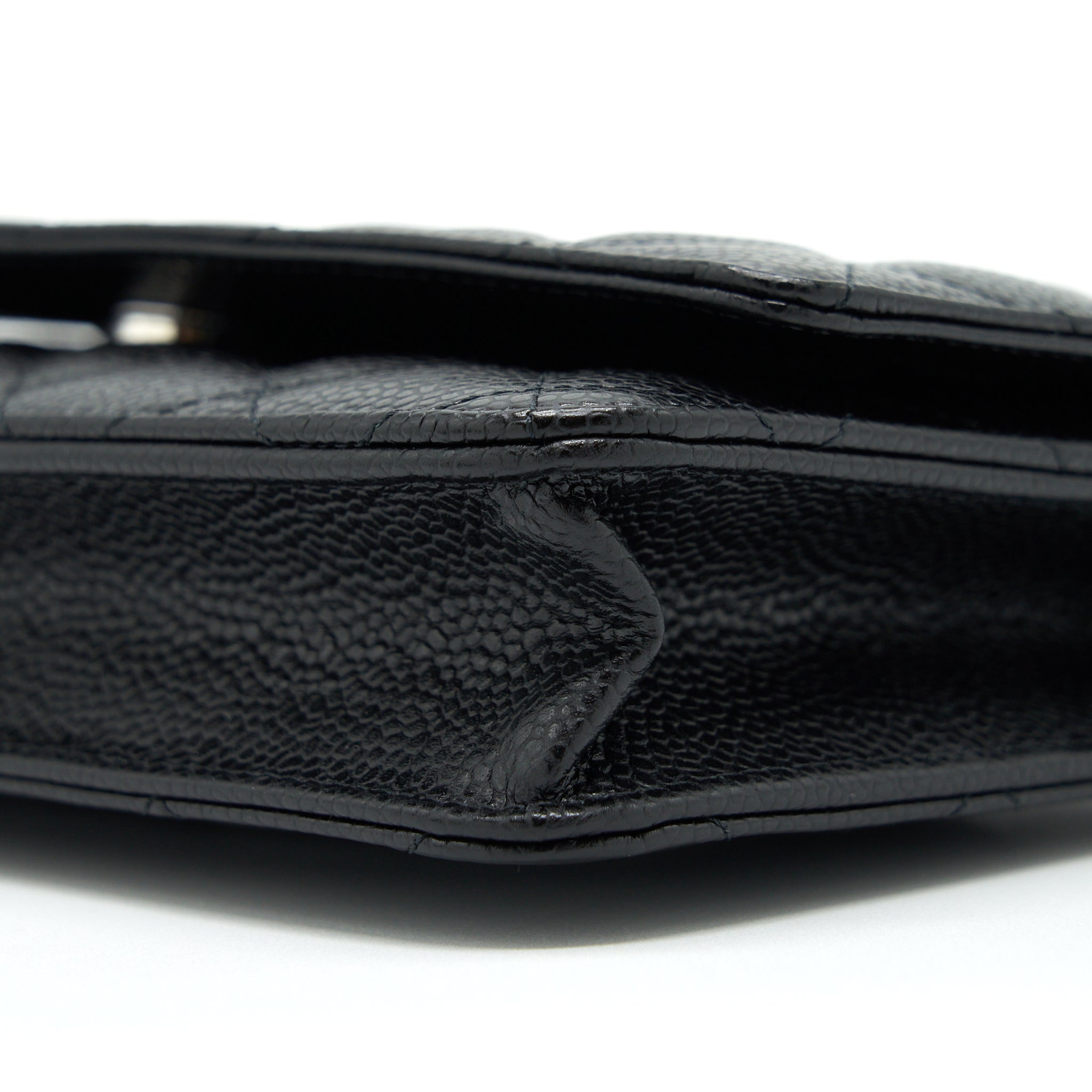 Chanel Classic Wallet On Chain Caviar Black