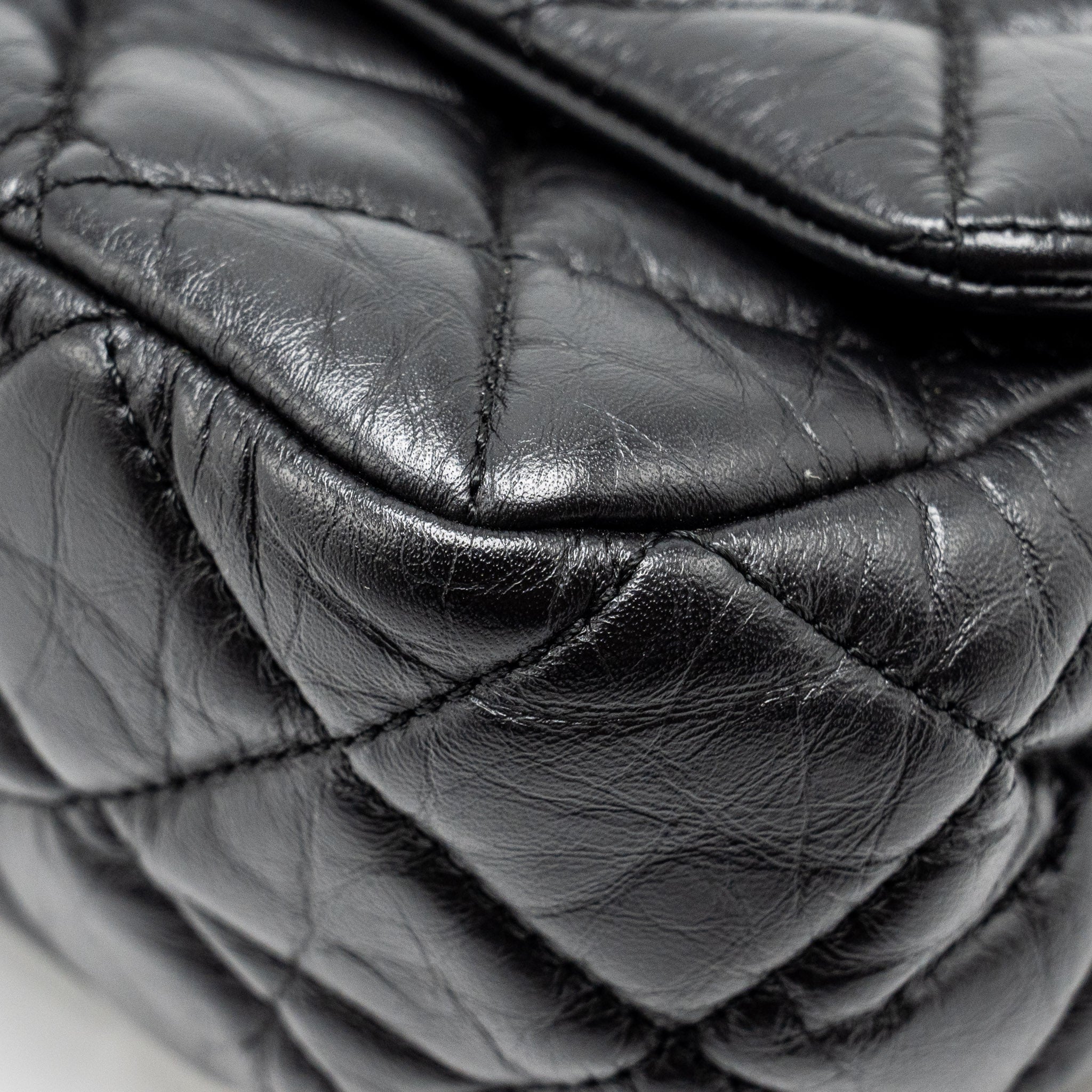Chanel Hanger Reissue Flap Bag Limited Edition Aged Calfskin Black