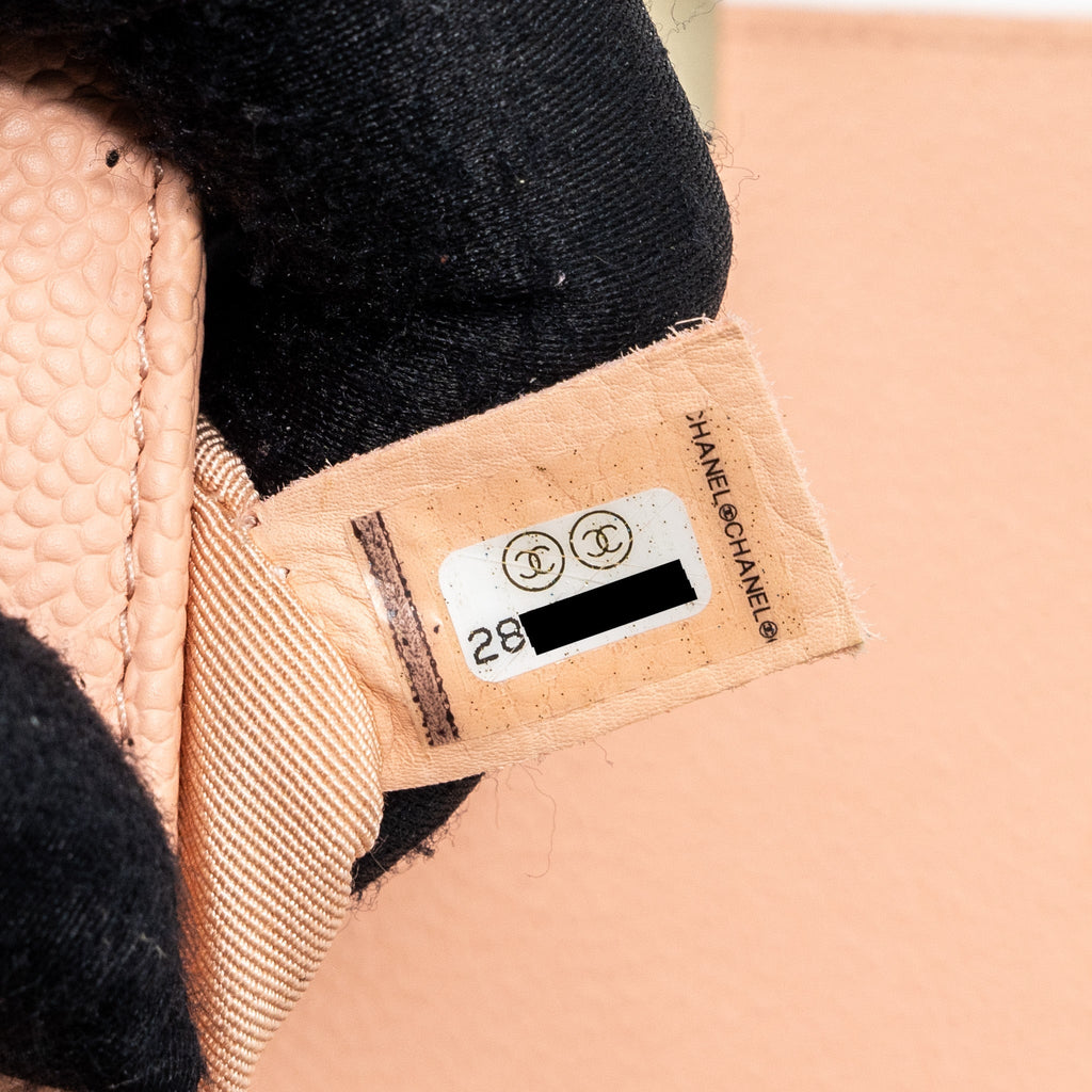 Chanel Small Boy Bag Caviar Light Pink L