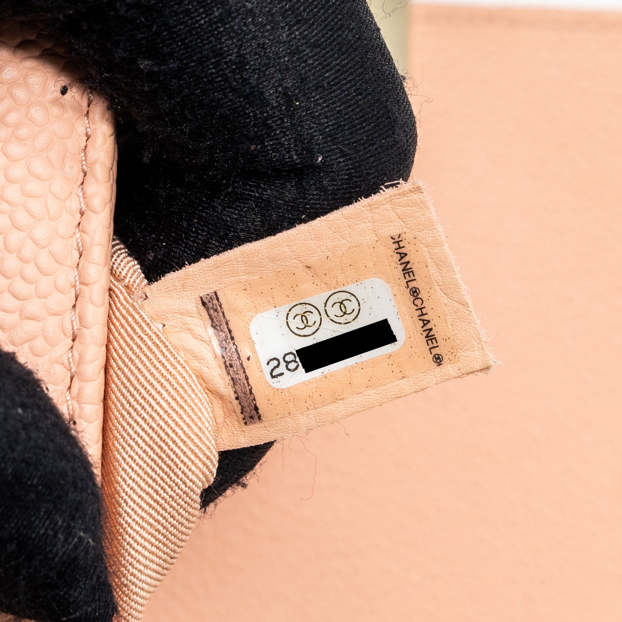 Chanel Small Boy Bag Caviar Light Pink L