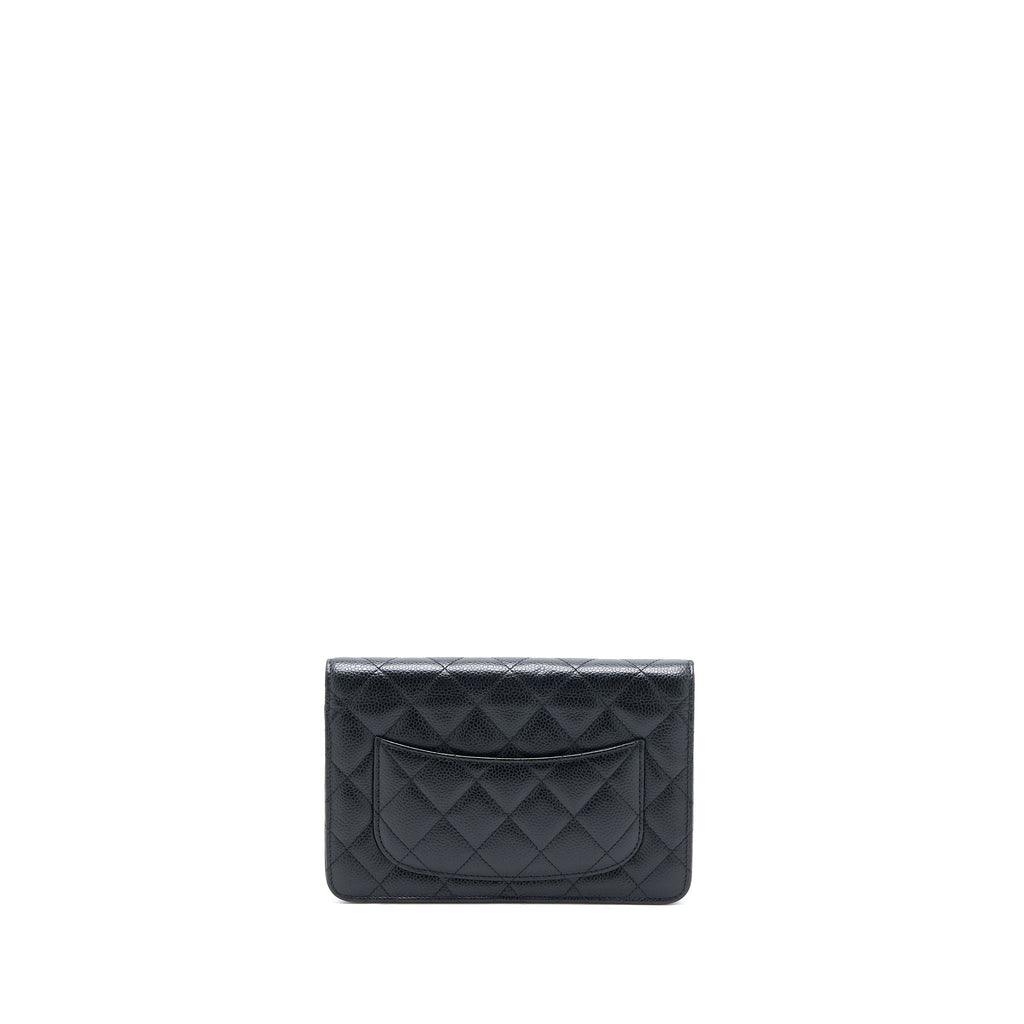Chanel Classic Wallet on Chain Caviar Black