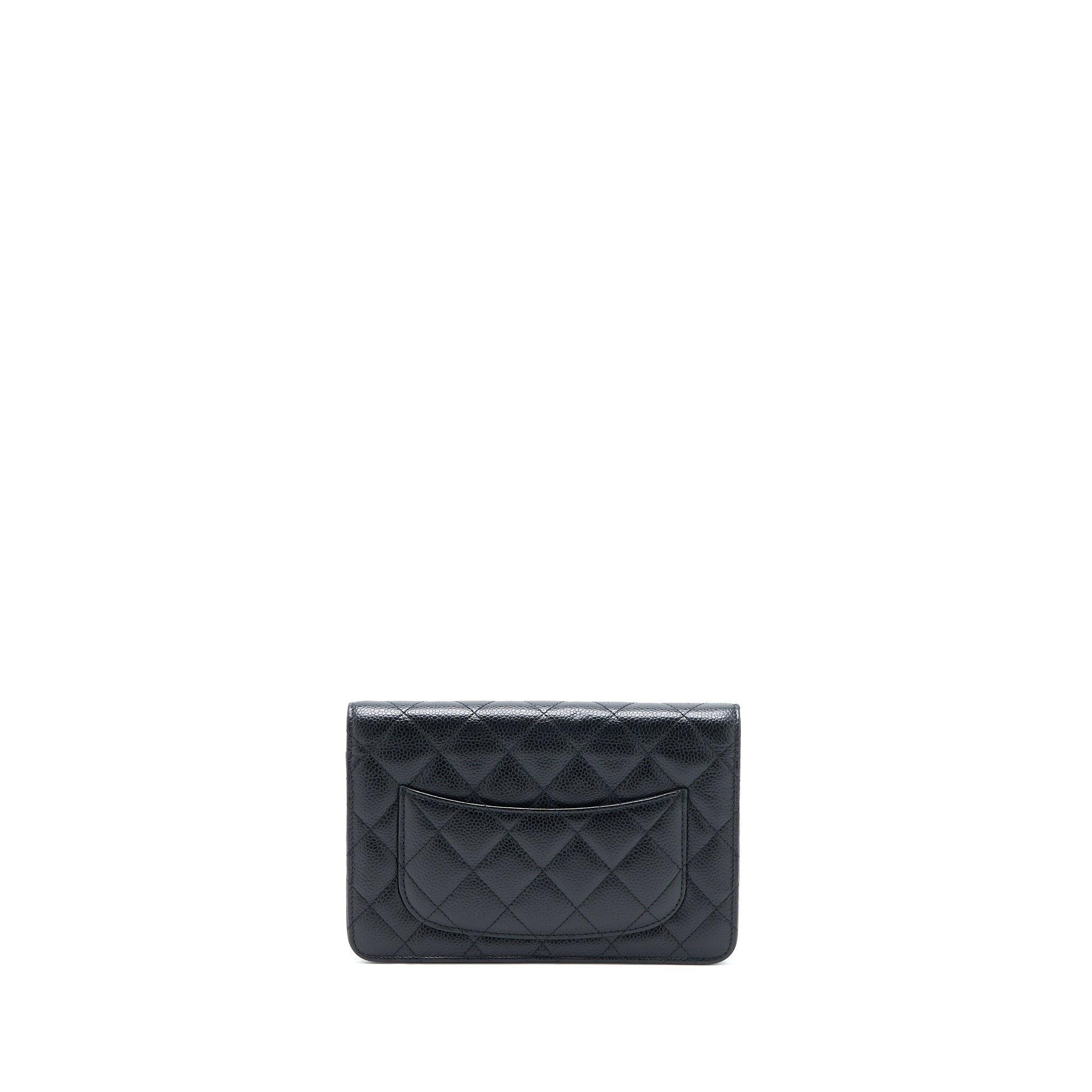 Chanel Classic Wallet on Chain Caviar Black