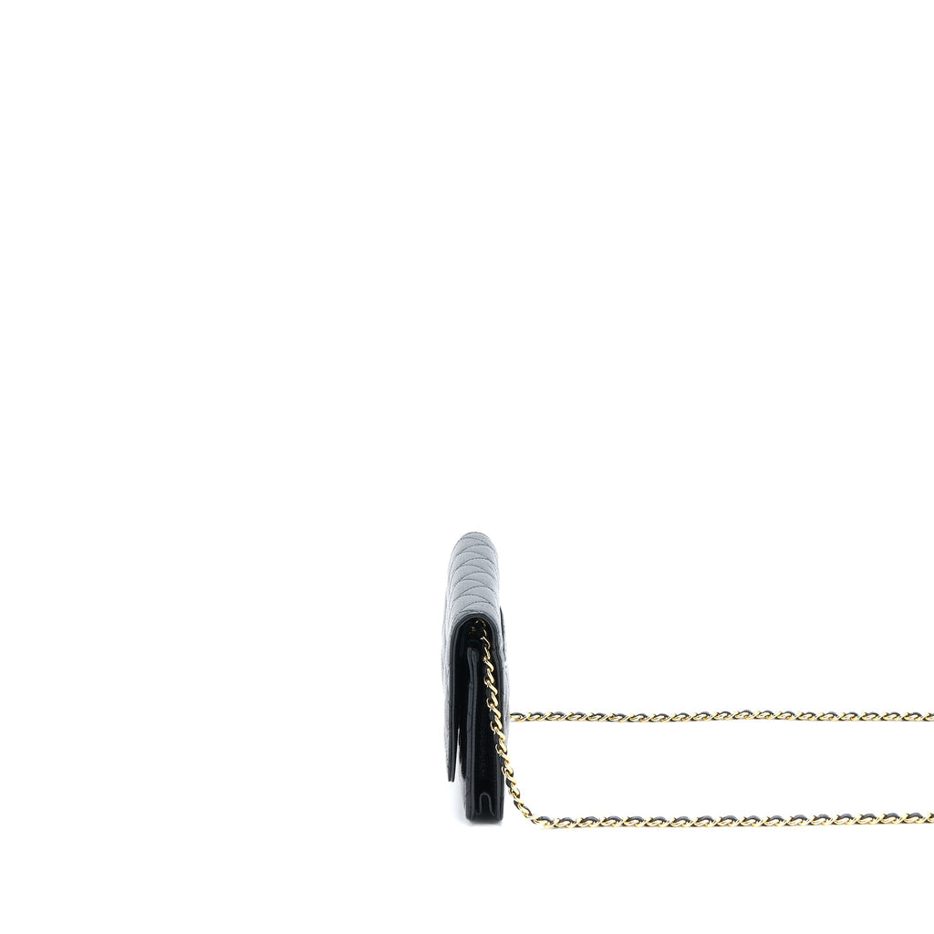 Chanel Classic Wallet on Chain Caviar Black