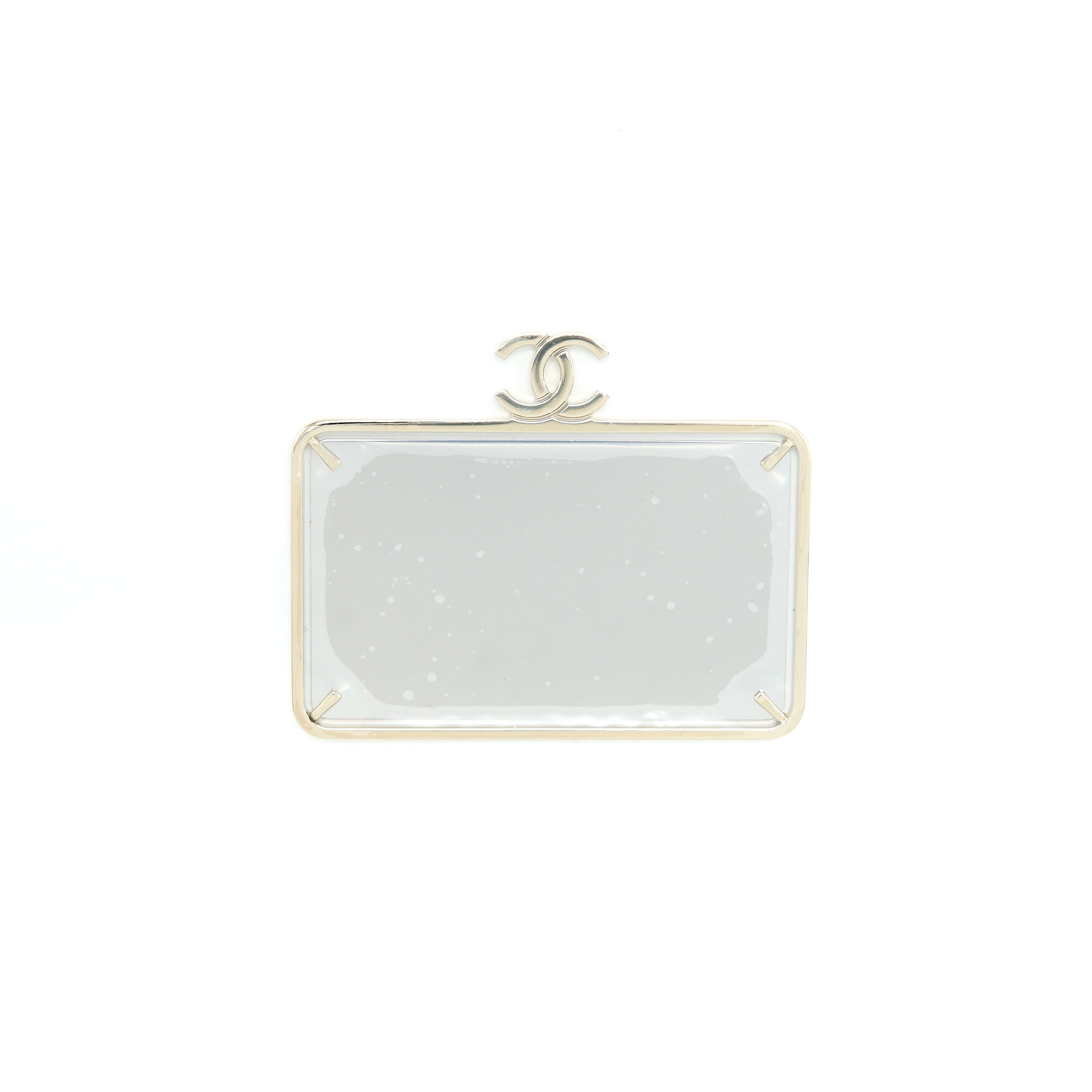 Chanel 22P Quilted Mini Box Vanity With Chain Lambskin White L