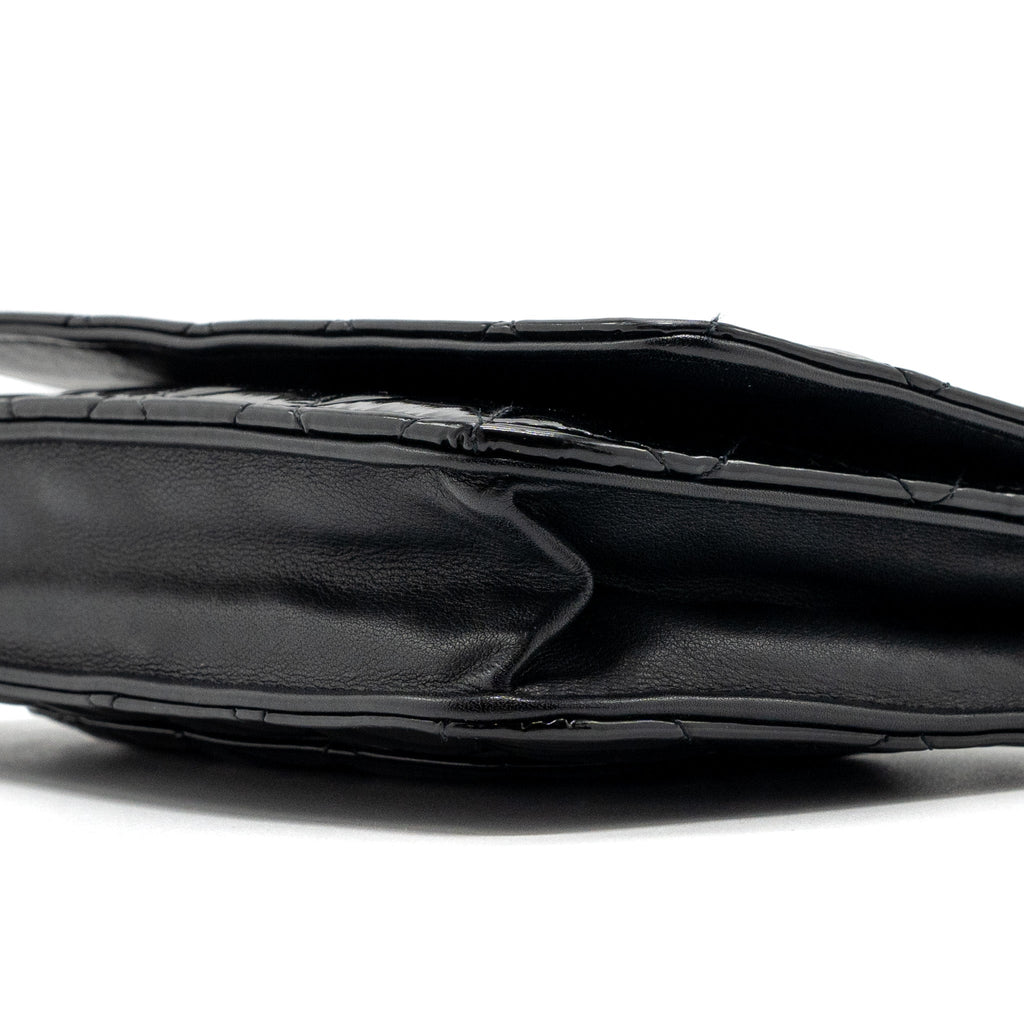 Chanel Classic Wallet On Chain Patent Black