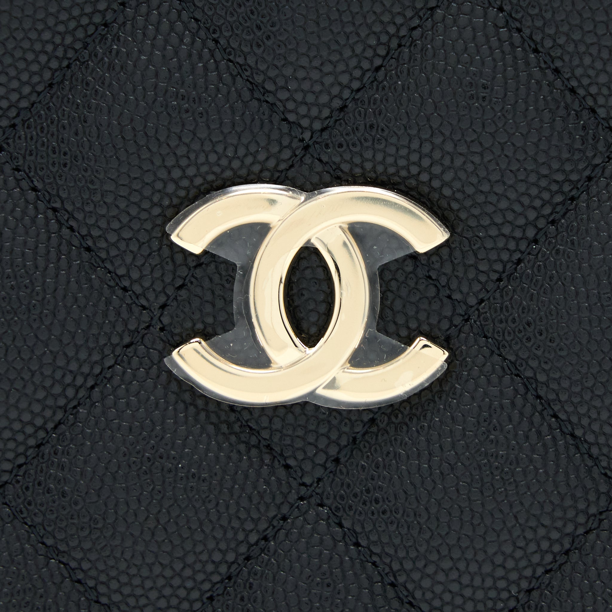 Chanel 22S Mini Bucket Bag Caviar Black L (Microchip)
