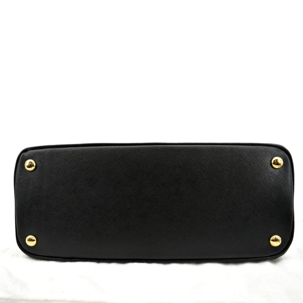 PRADA Lux Medium Promenade Saffiano Leather Shoulder Bag Black
