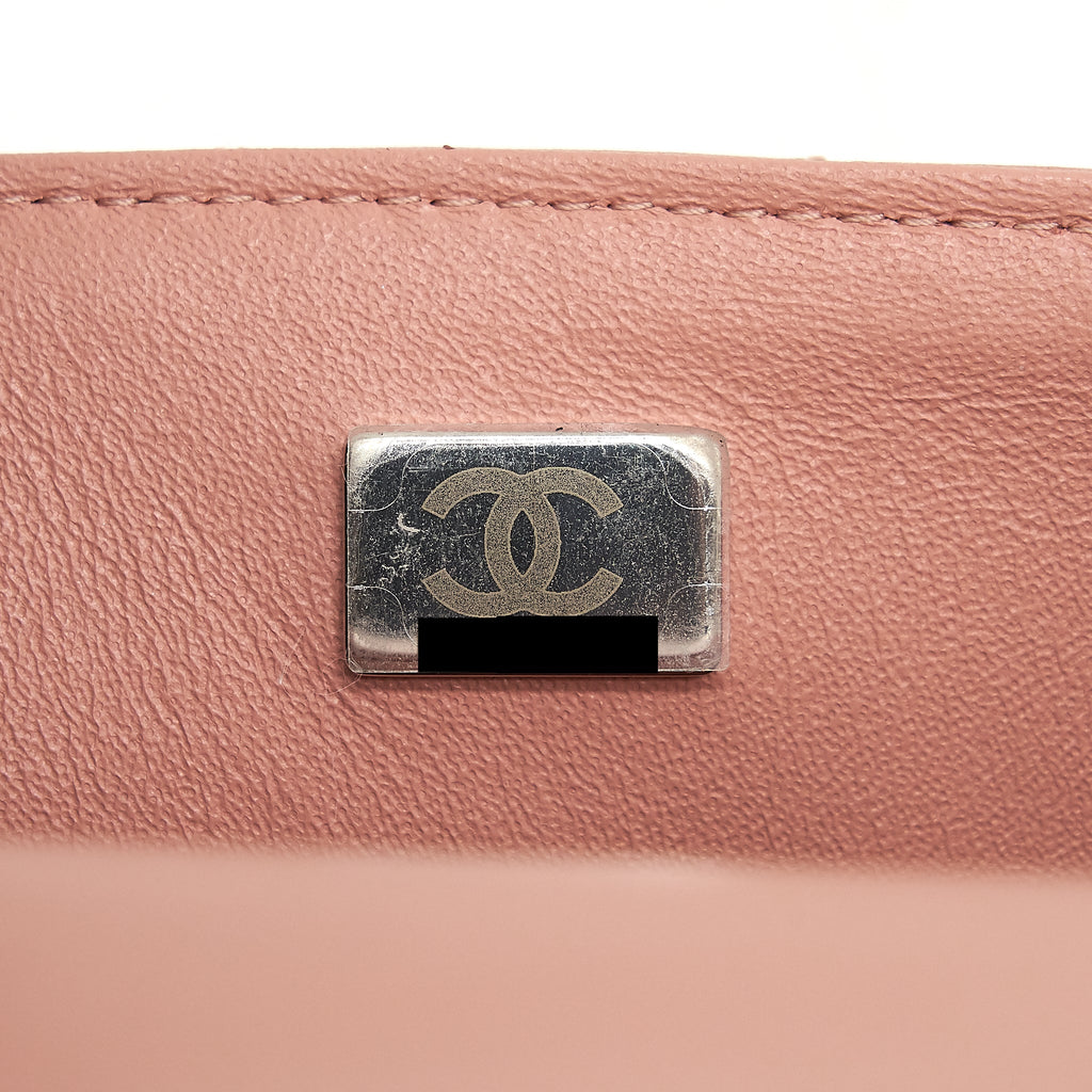 Chanel Mini rectangular Flap bag Lambskin pink